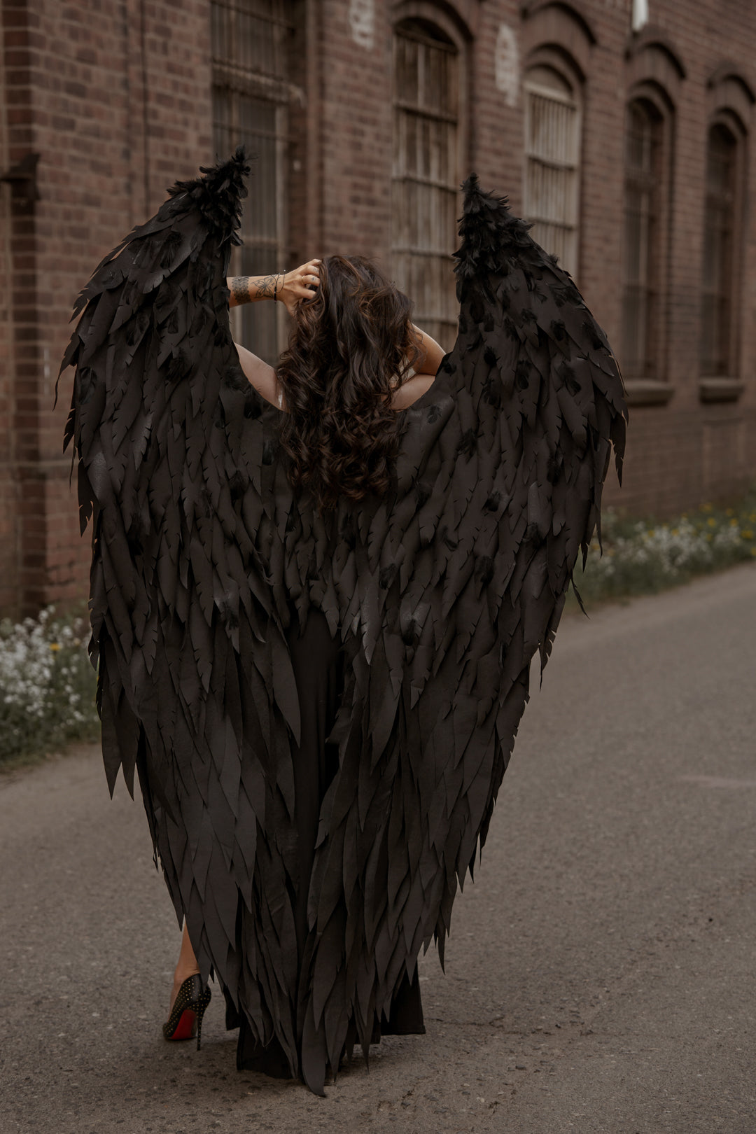 Black Wings Angel Costume "Bogacci brand"