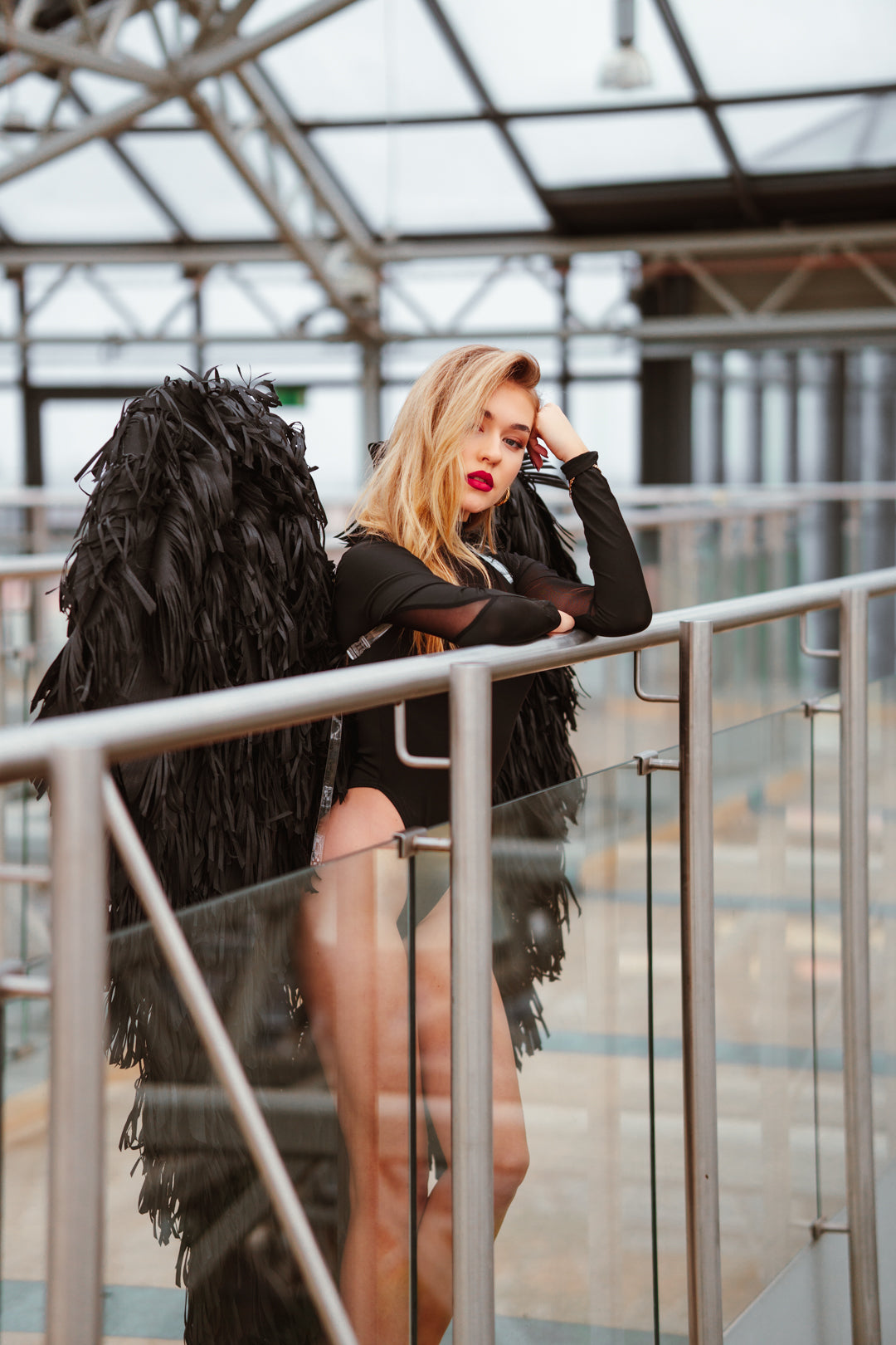 Black Angel Wings Cosplay "Bogacci brand"