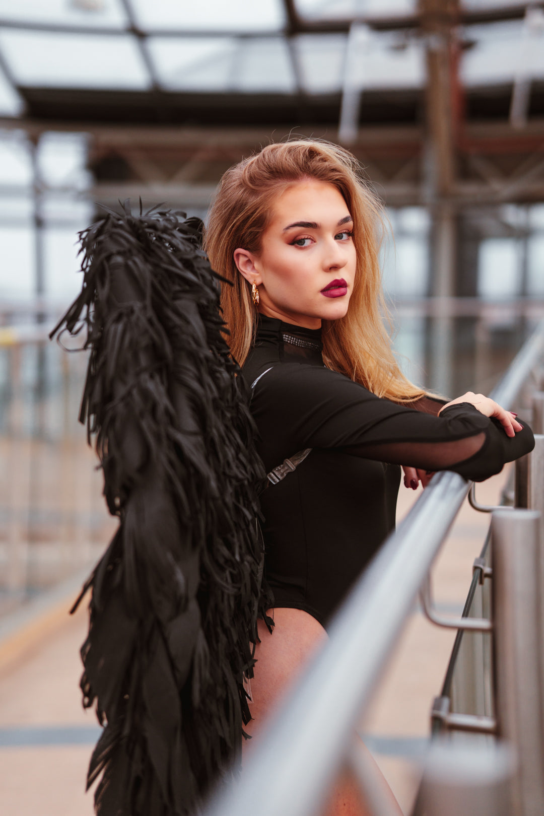 Black Angel Wings Cosplay "Bogacci brand"