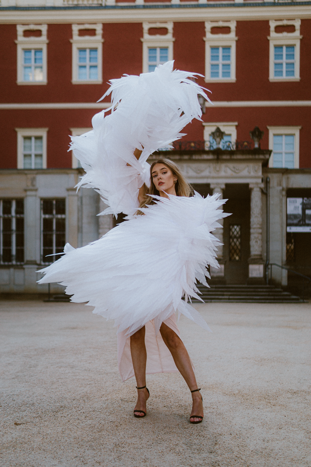 White wings for dancing "Bogacci brand"