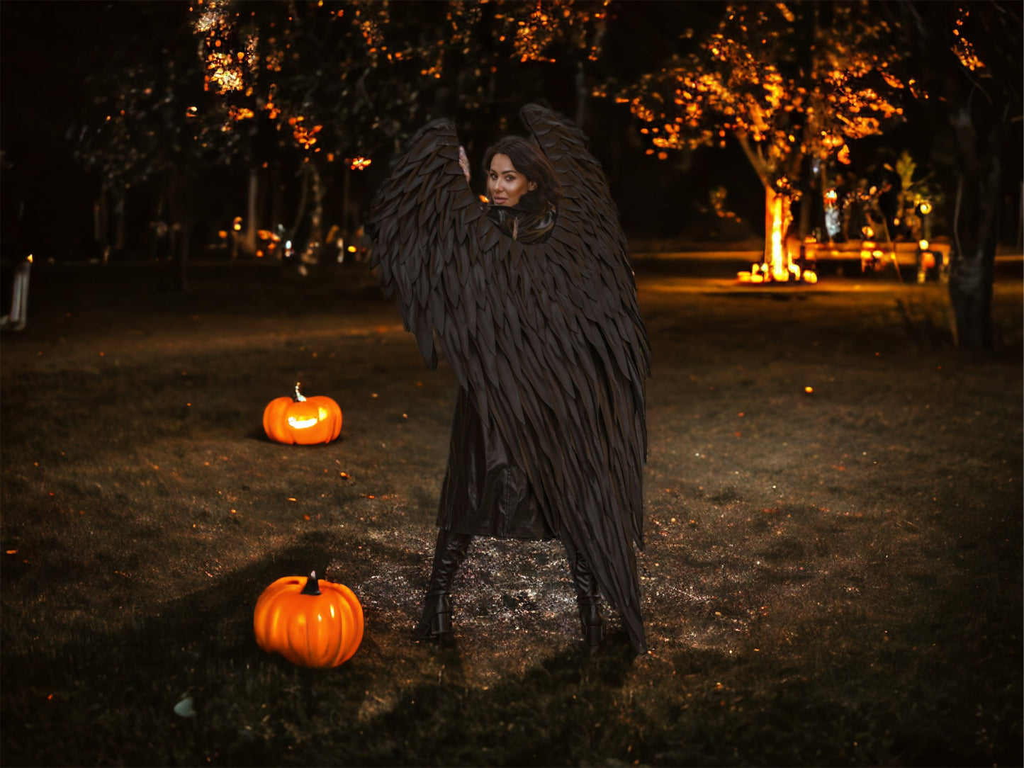 Black Angel Wings Cosplay "Bogacci brand"