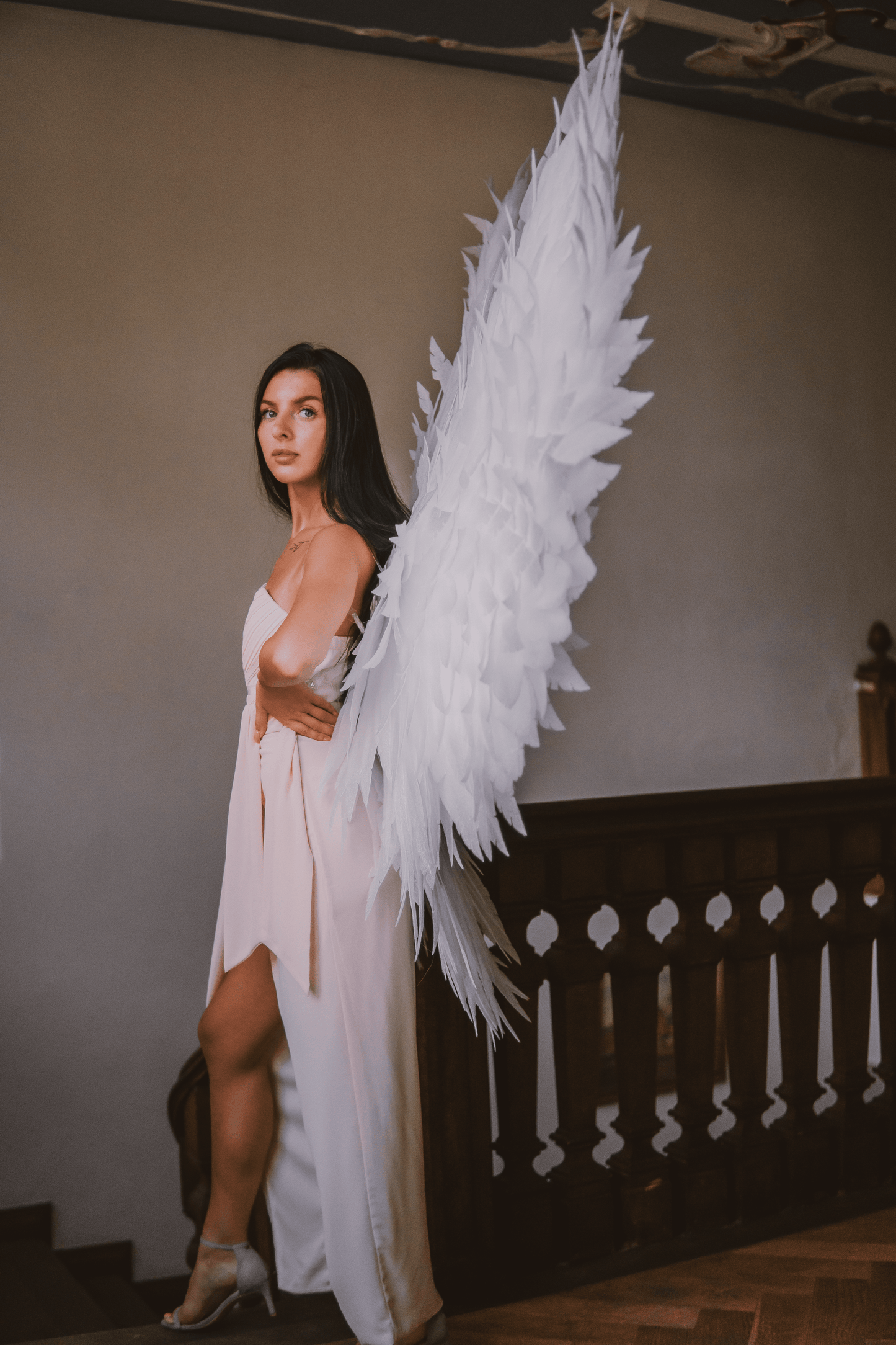 White Angel wings costume "Bogacci brand"