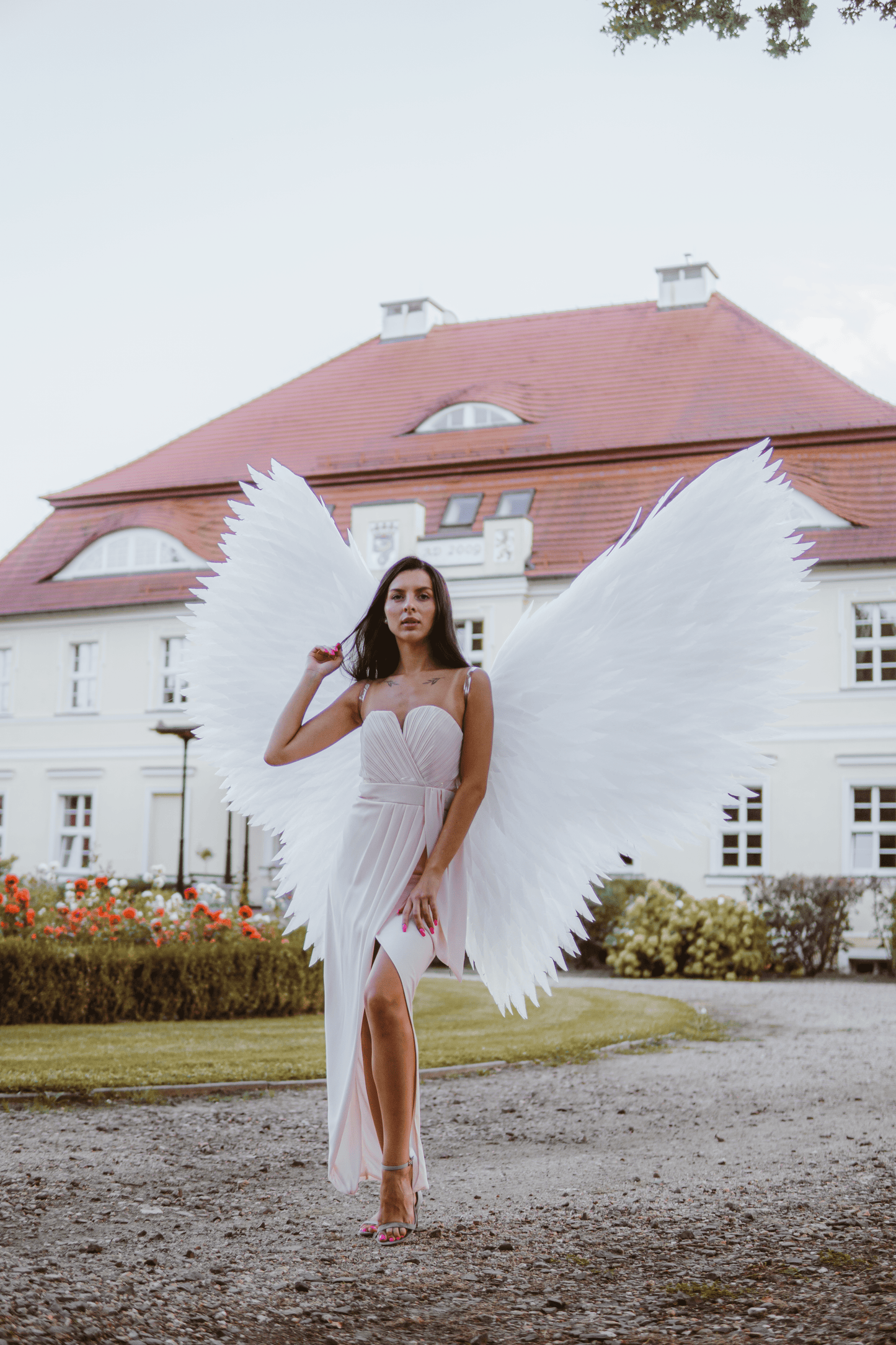 White Angel wings costume "Bogacci brand"
