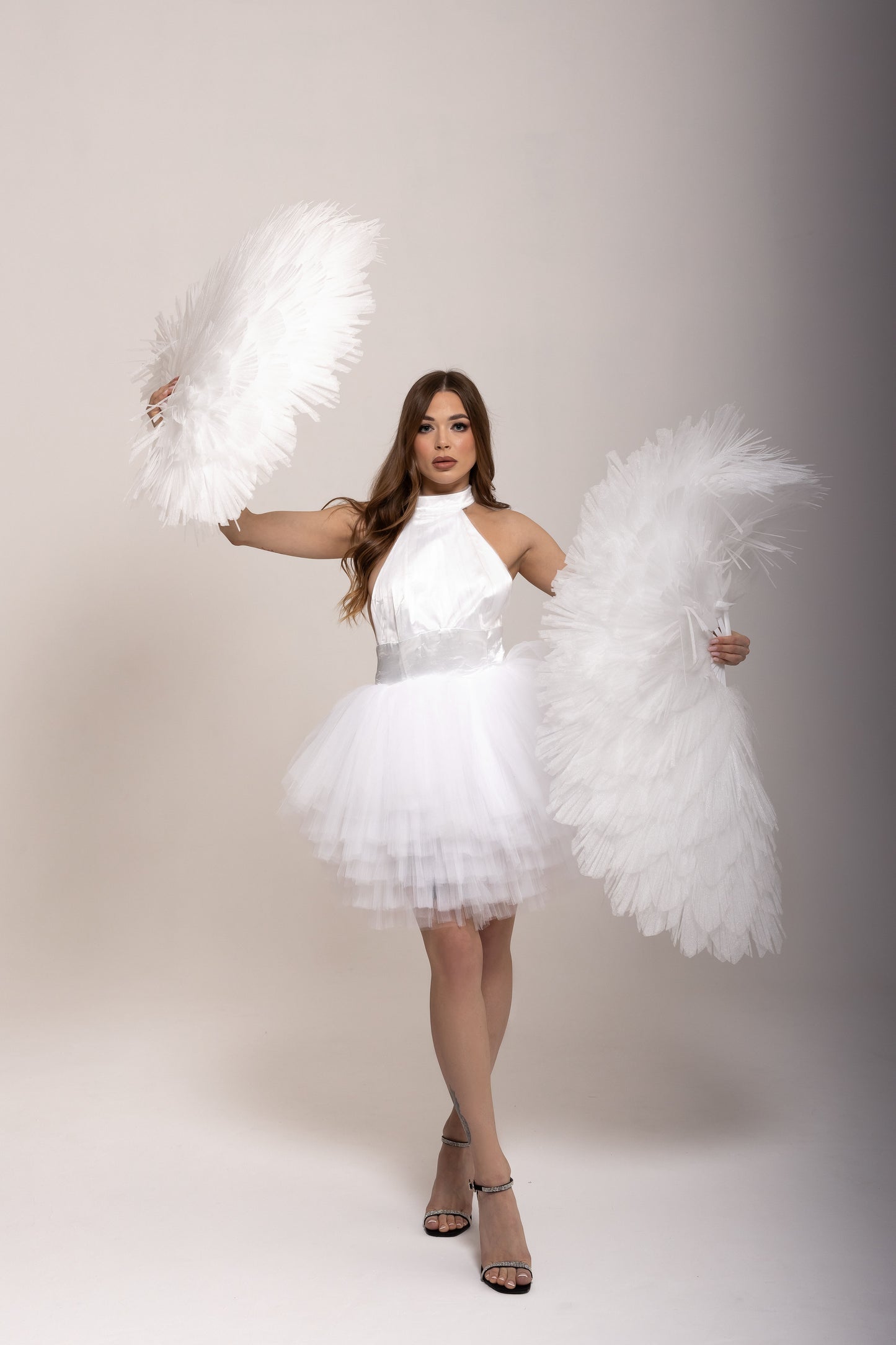 White fan costume Cosplay "Bogacci brand"