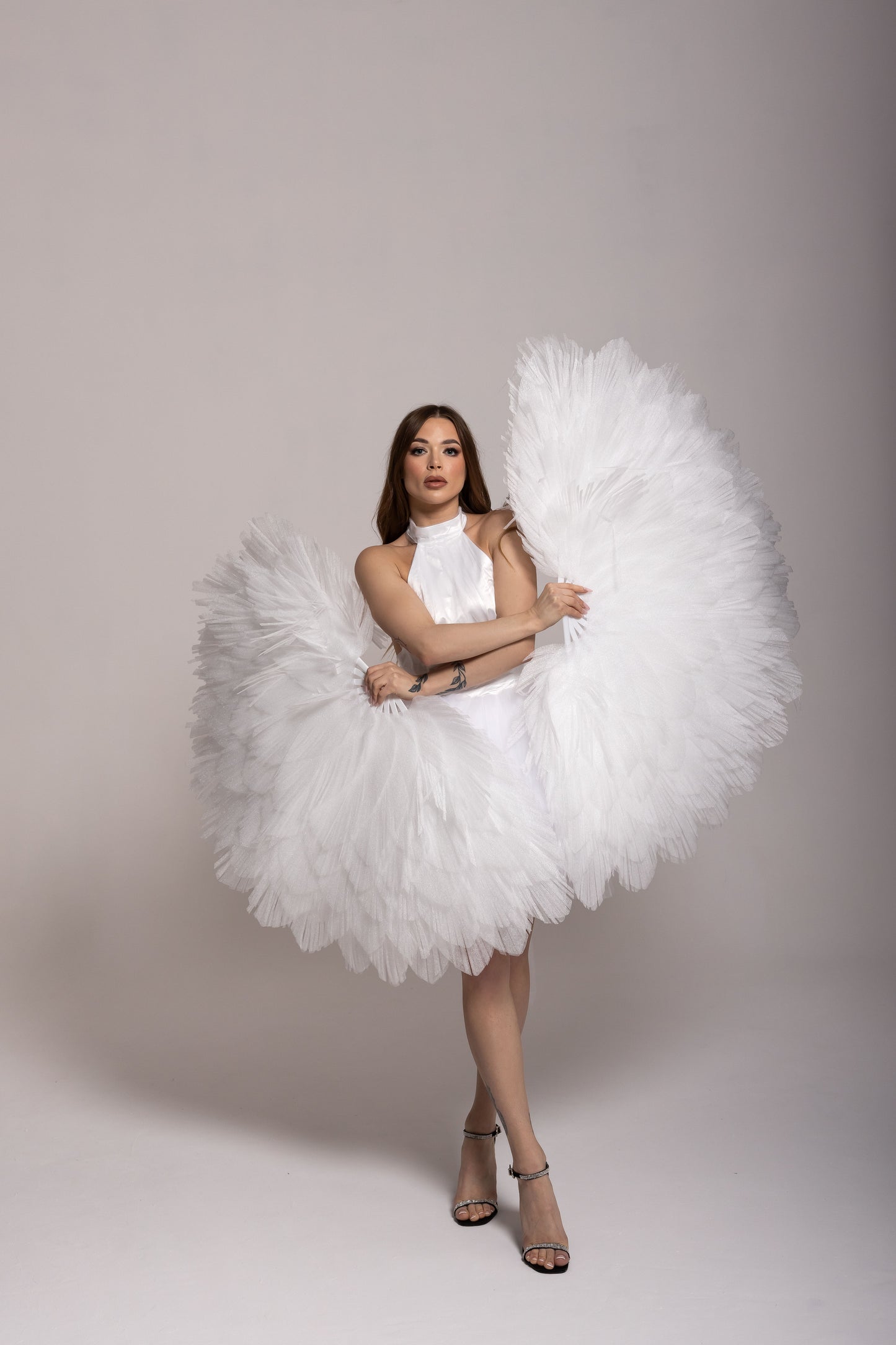 White fan costume Cosplay "Bogacci brand"