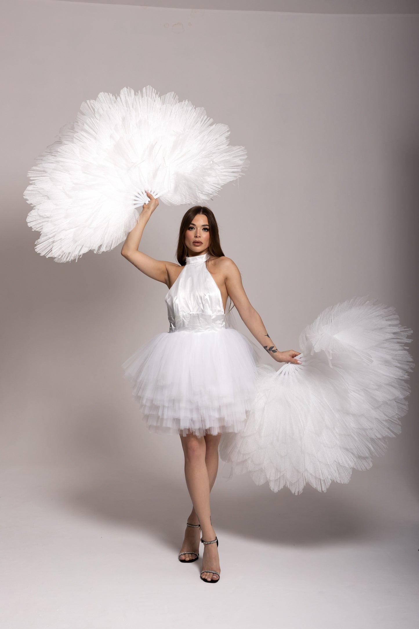 White fan costume Cosplay "Bogacci brand"