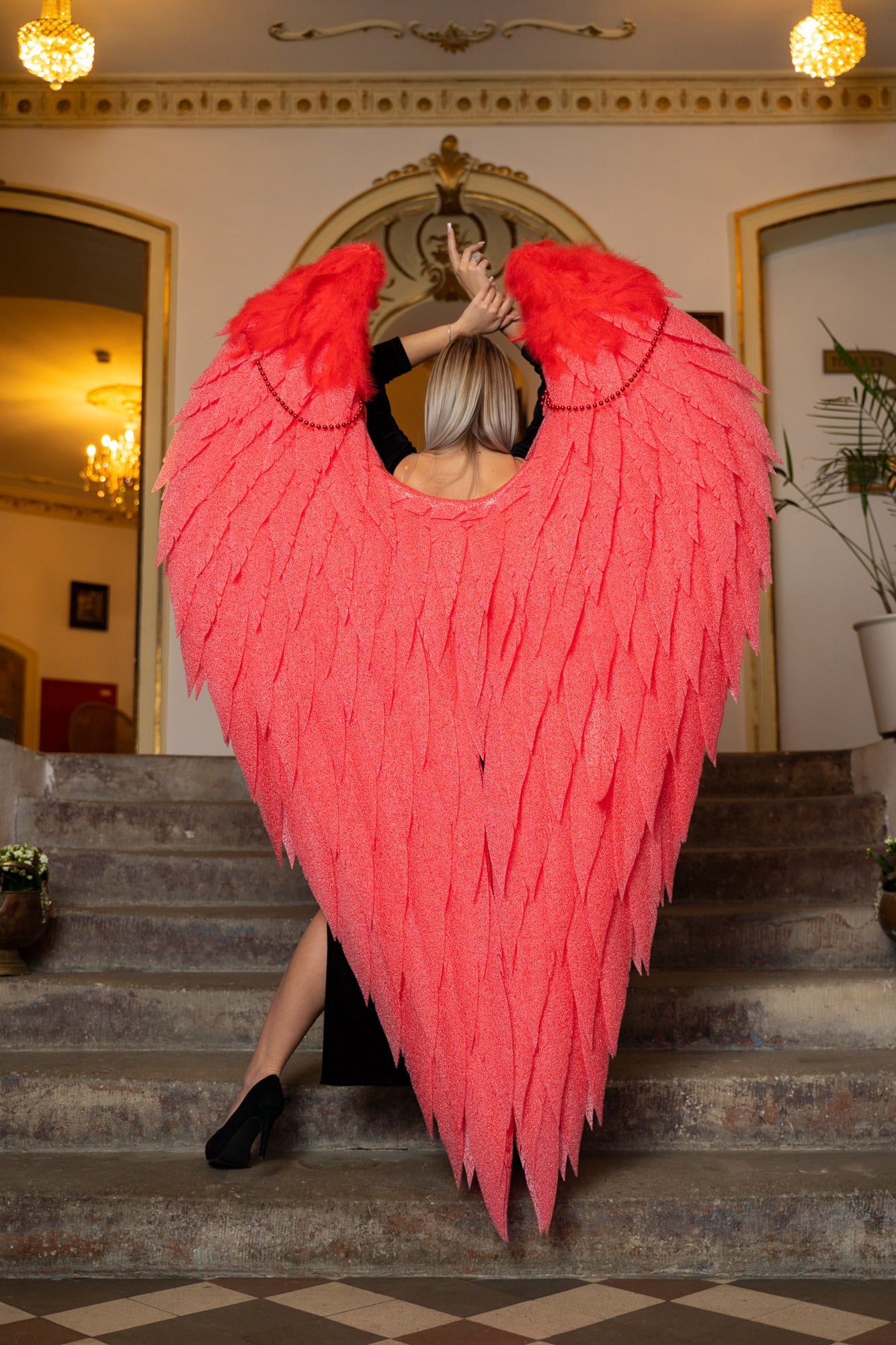Red Angel Wings Cosplay "Bogacci brand"