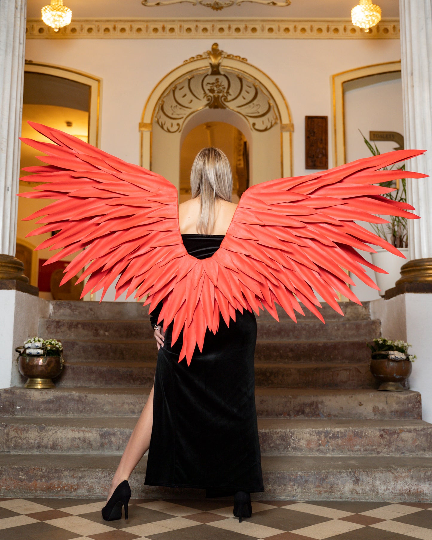 Red Angel Wings Cosplay "Bogacci brand"