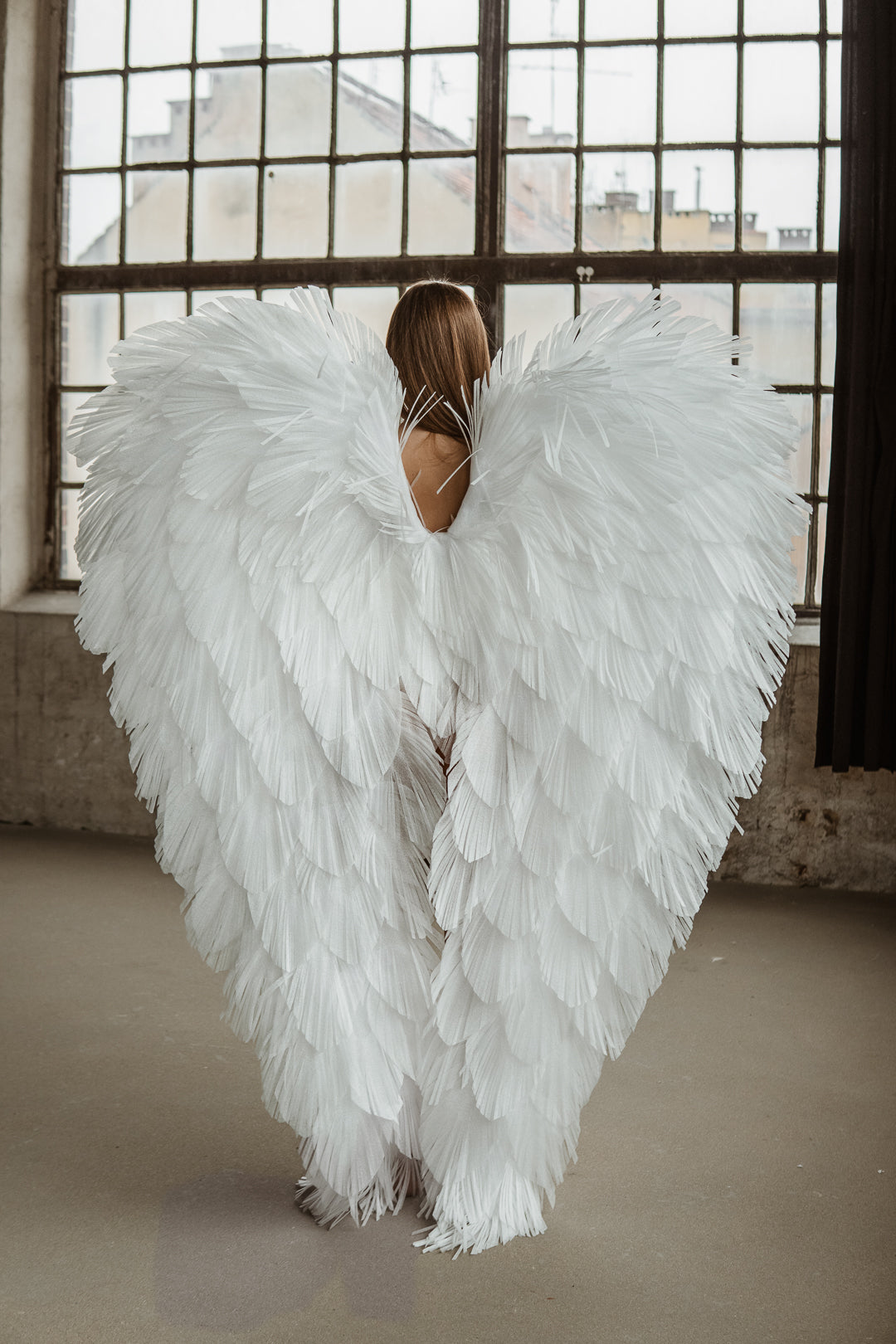 White Angel Wings Costume "Bogacci brand"