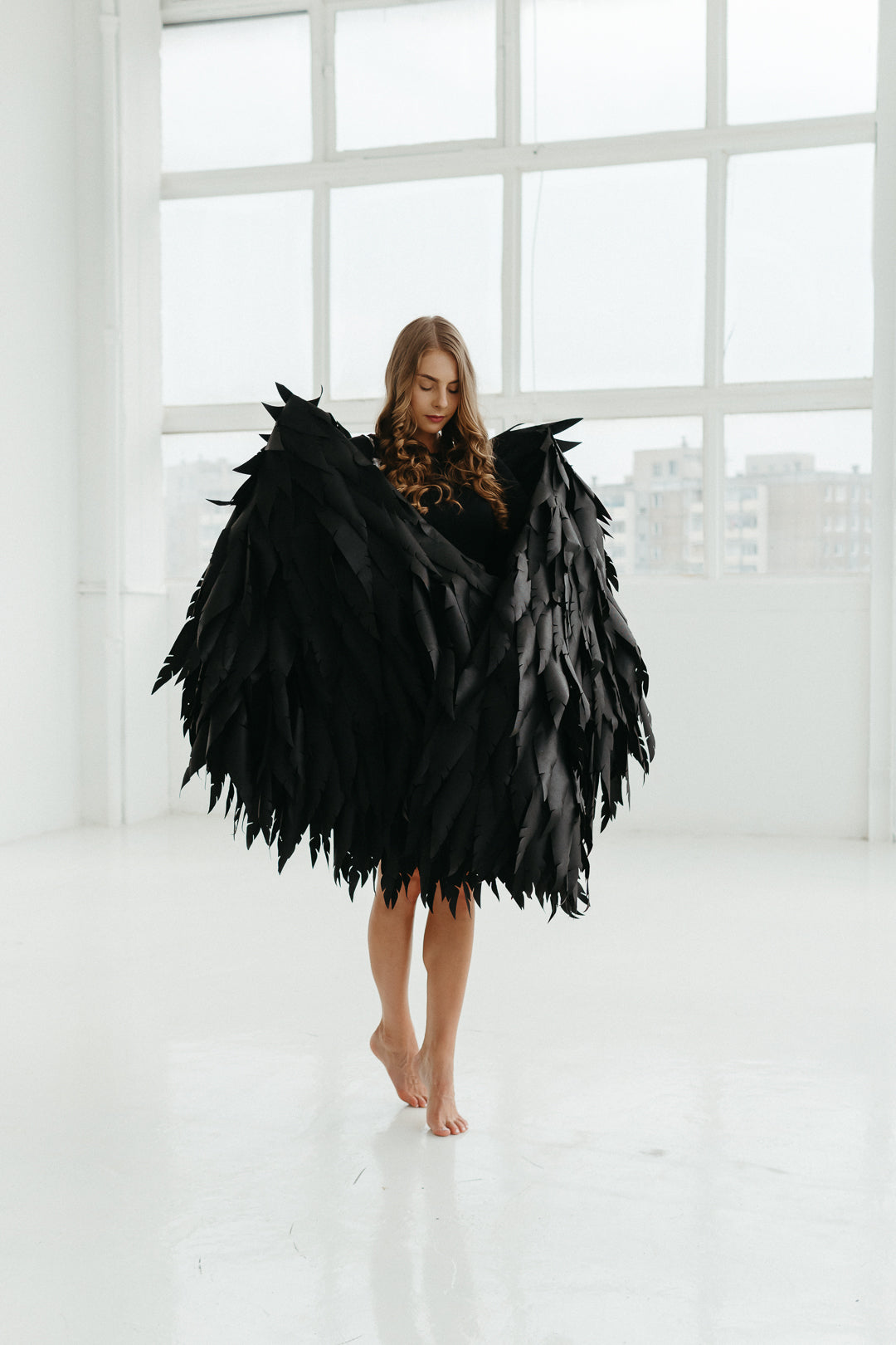 Large Black wings costume Cosplay "Bogacci brand"