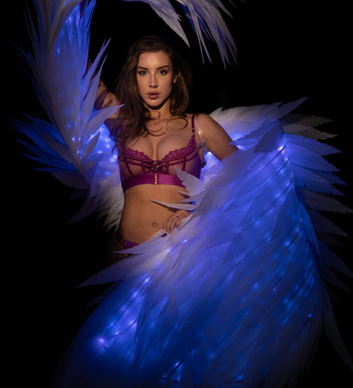 Angel Wings Dance Wings Led Glowing Wings Accessories for Dance Performances "Bogacci brand"