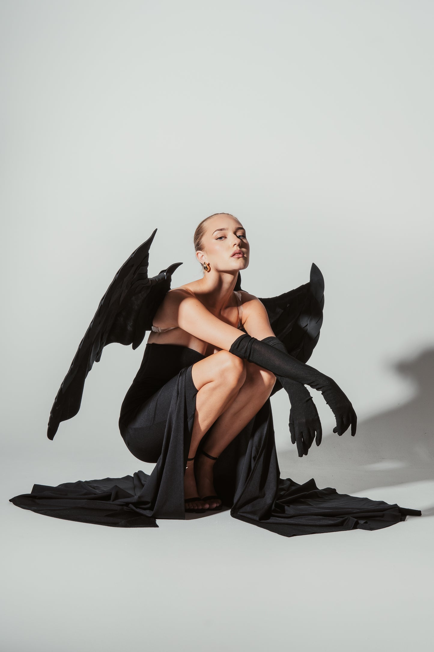 Angel Wings Black Costume Cosplay "Bogacci brand"