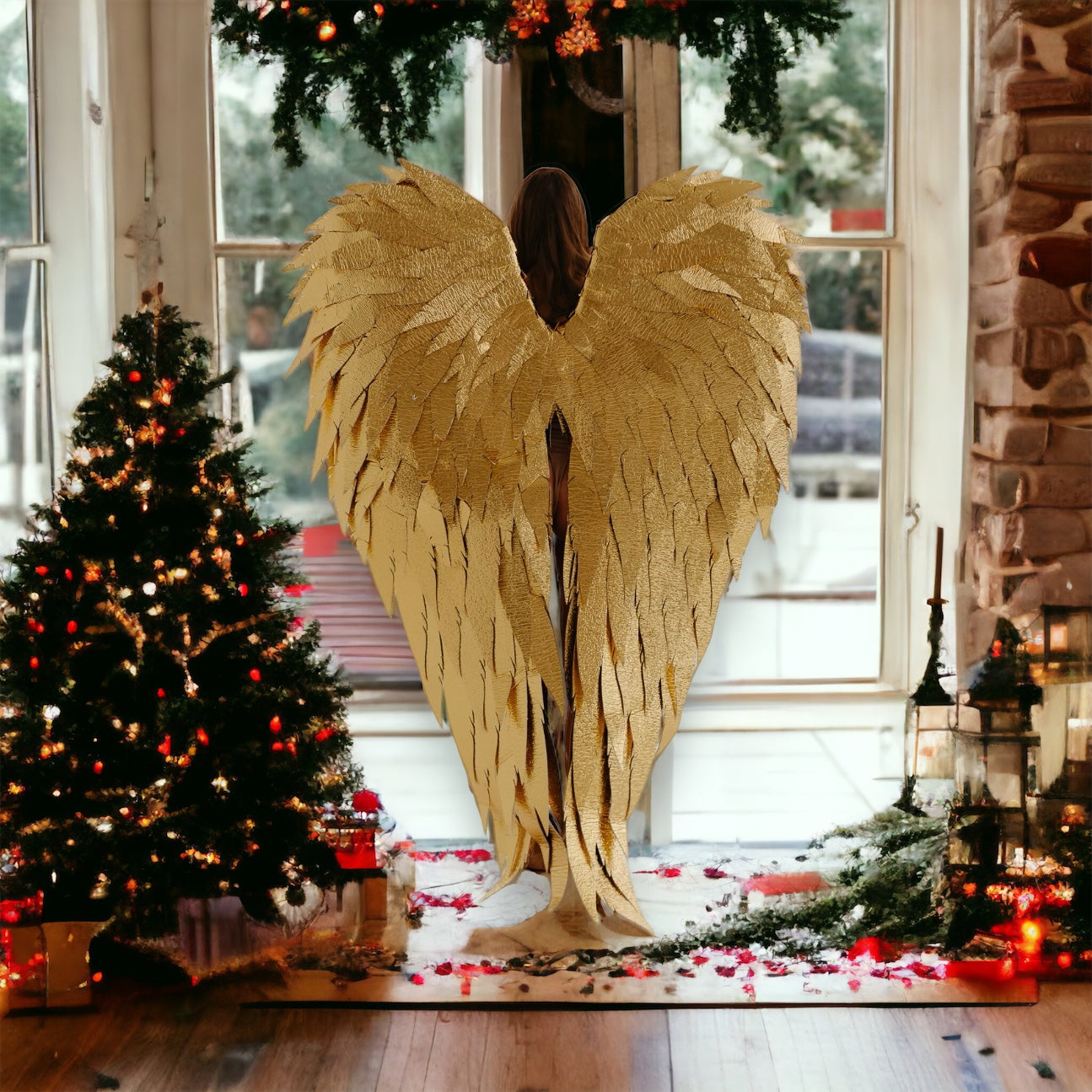 Gold Angel Wings Cosplay "Bogacci brand"