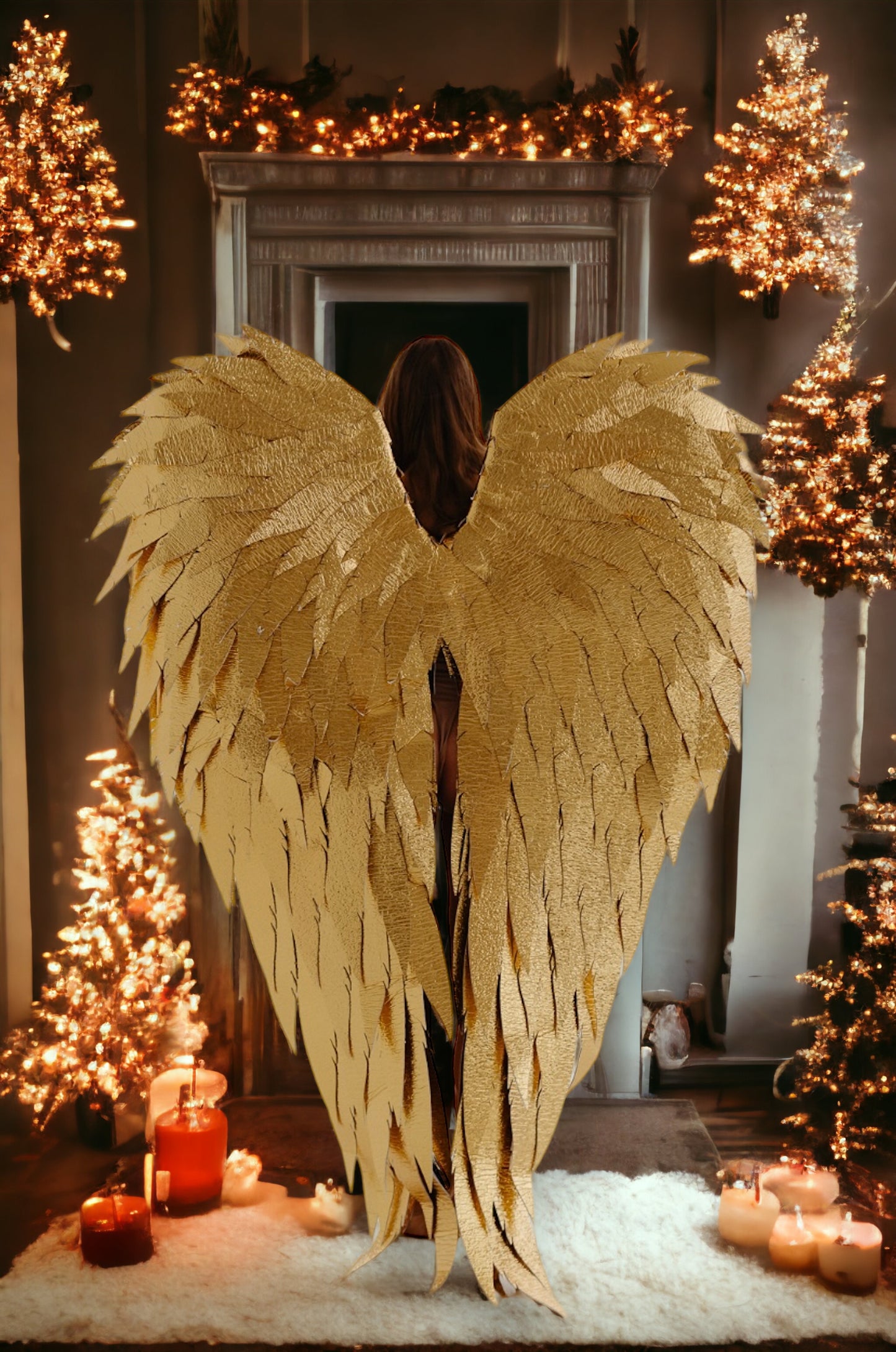 Gold Angel Wings Cosplay "Bogacci brand"