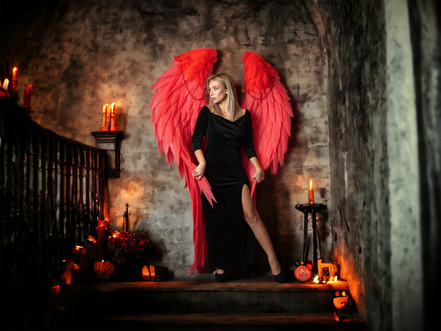 Red Angel Wings Cosplay  "Bogacci brand"