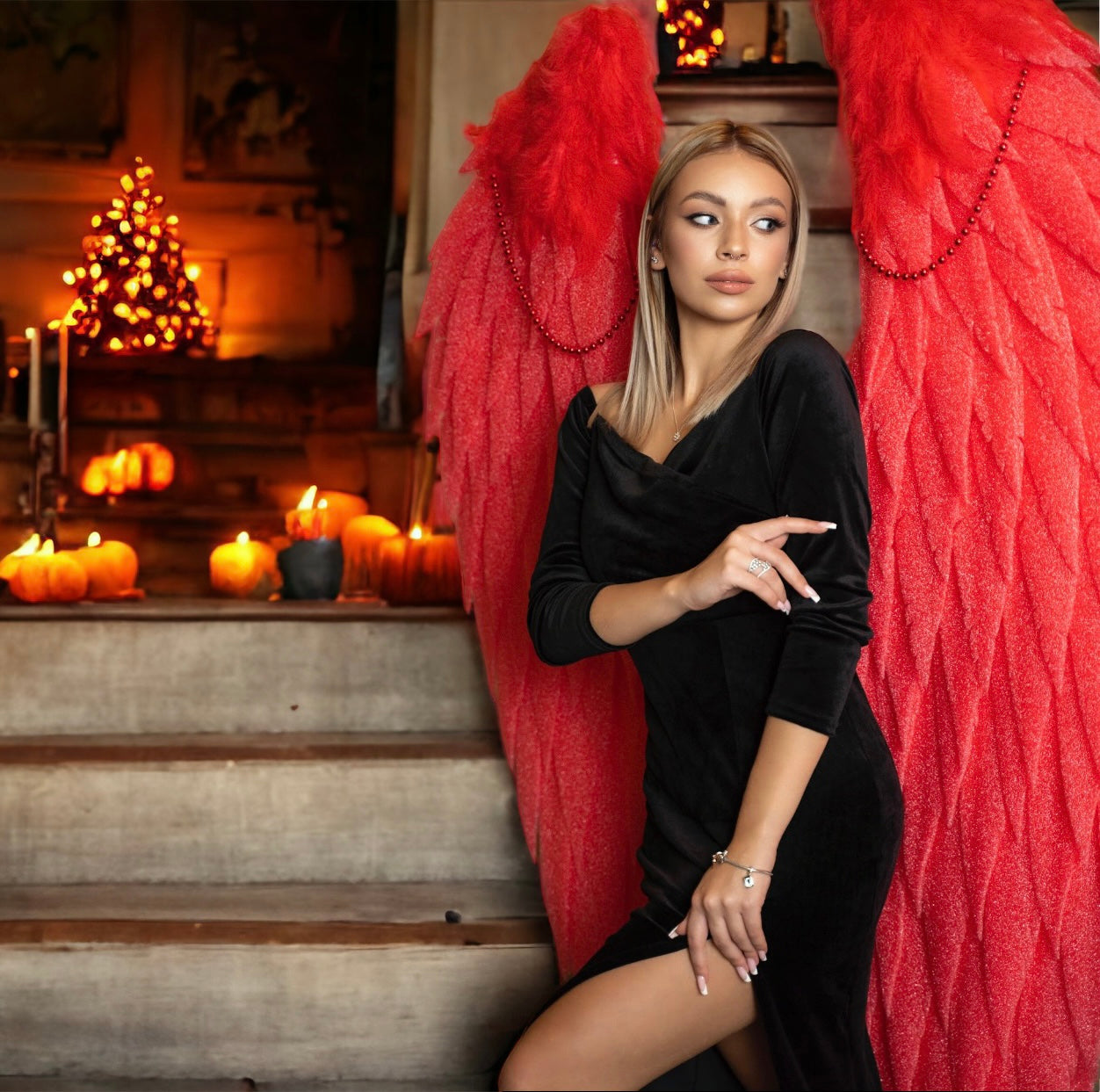 Red Angel Wings Cosplay  "Bogacci brand"