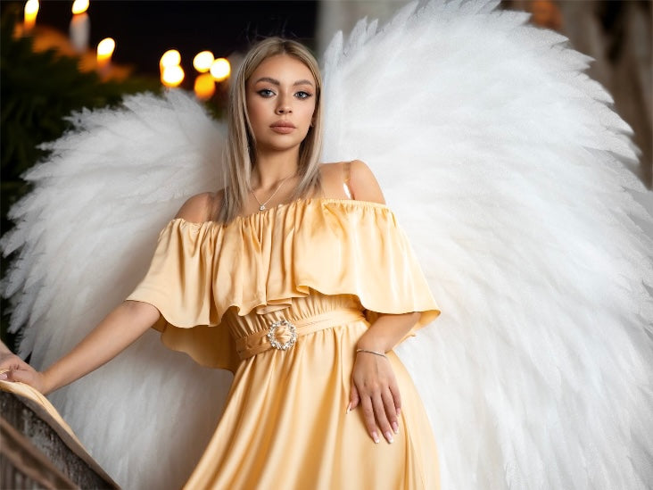 White Angel Wings Costume "Bogacci brand"