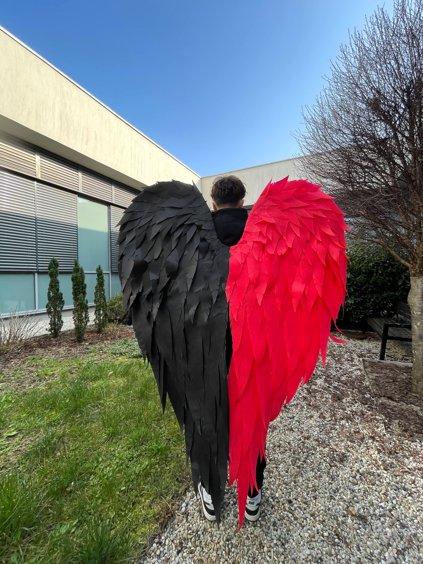 Angel Wings Red Black Costume Cosplay "Bogacci brand"