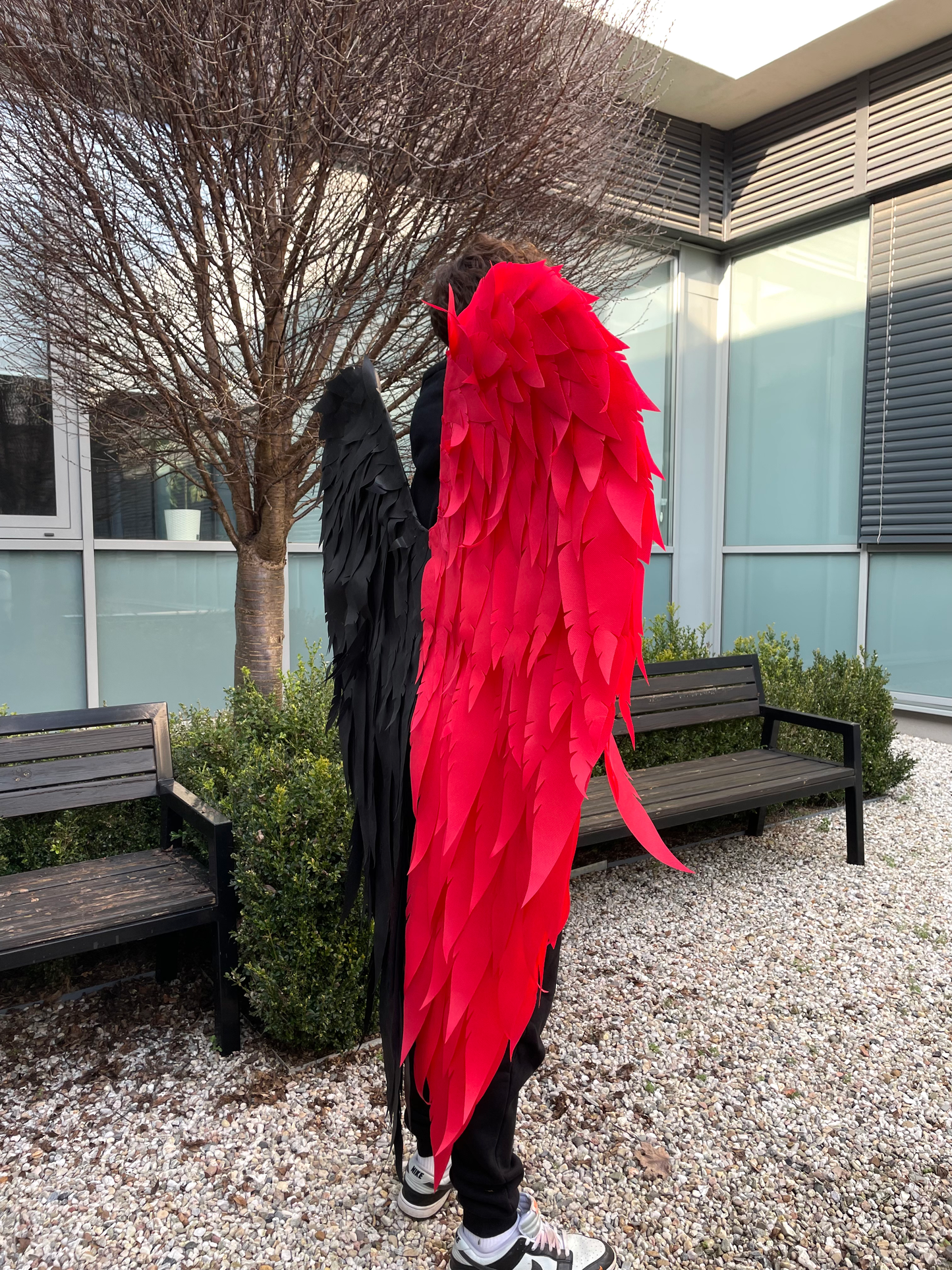 Angel Wings Red Black Costume Cosplay "Bogacci brand"