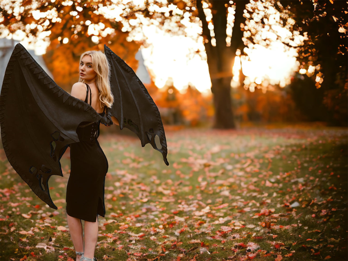Black Dragon Wings Cosplay "Bogacci brand"