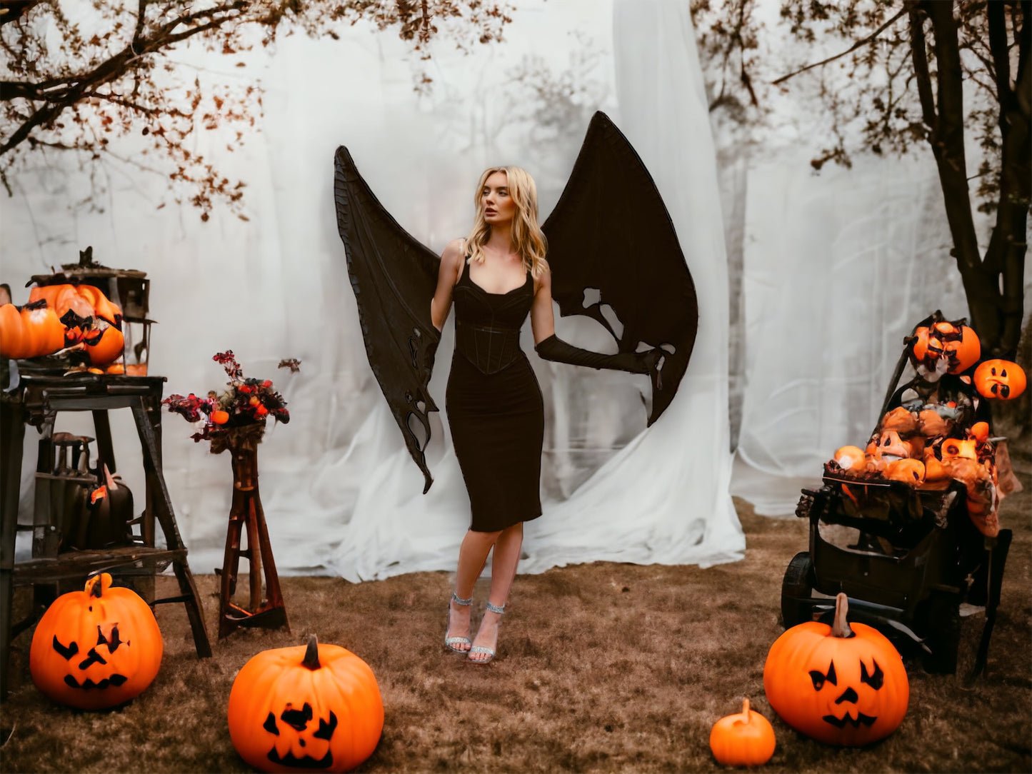 Black Dragon Wings Cosplay "Bogacci brand"