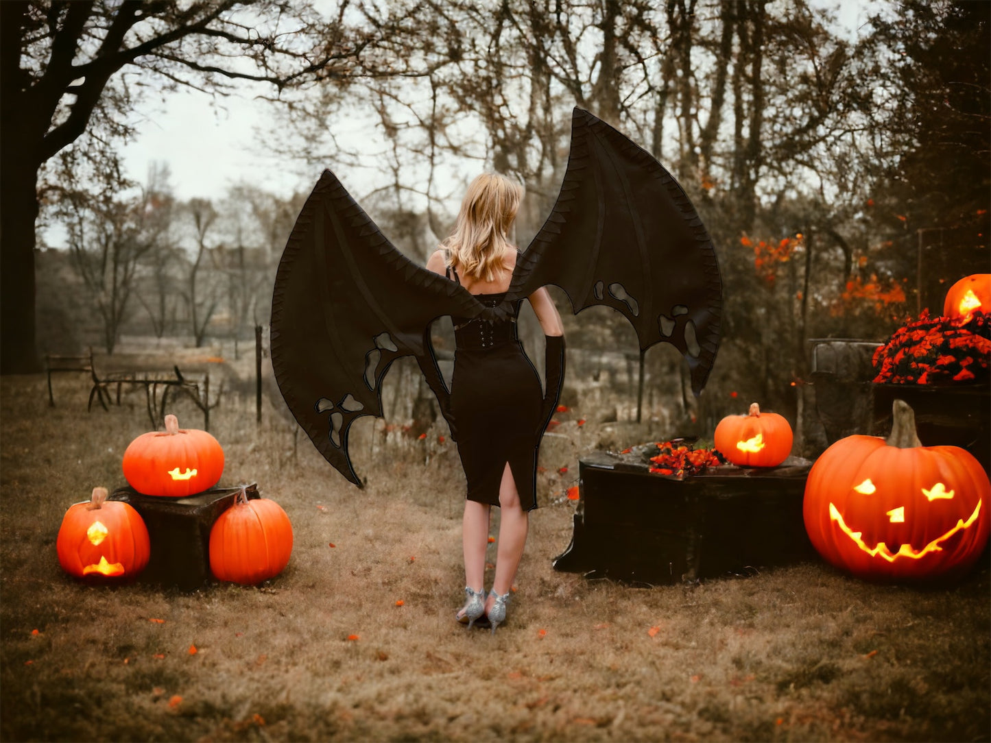 Black Dragon Wings Cosplay "Bogacci brand"