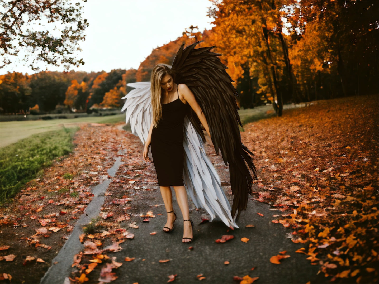 Black/White Angel Wings Cosplay "Bogacci brand"