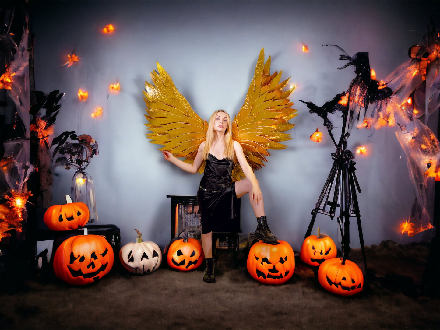 Gold Angel Wings Cosplay  "Bogacci brand"