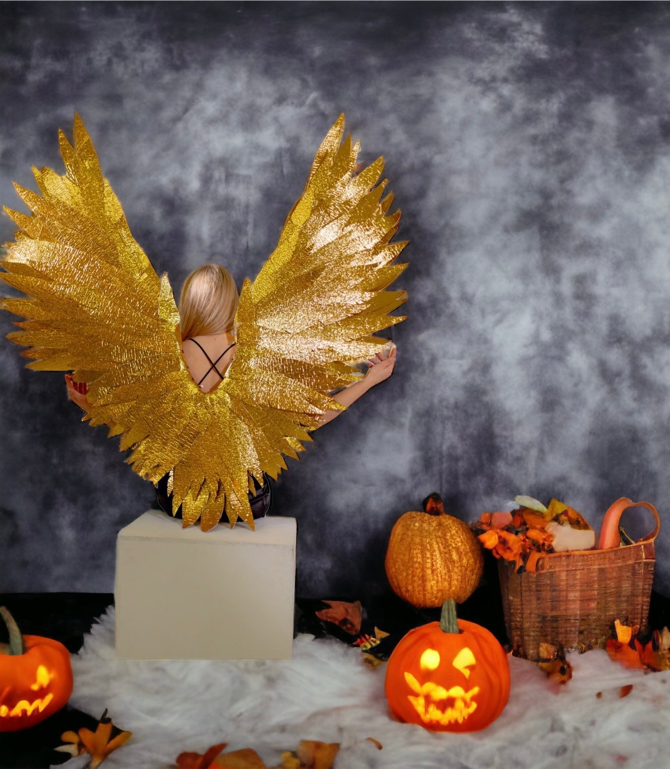 Gold Angel Wings Cosplay  "Bogacci brand"
