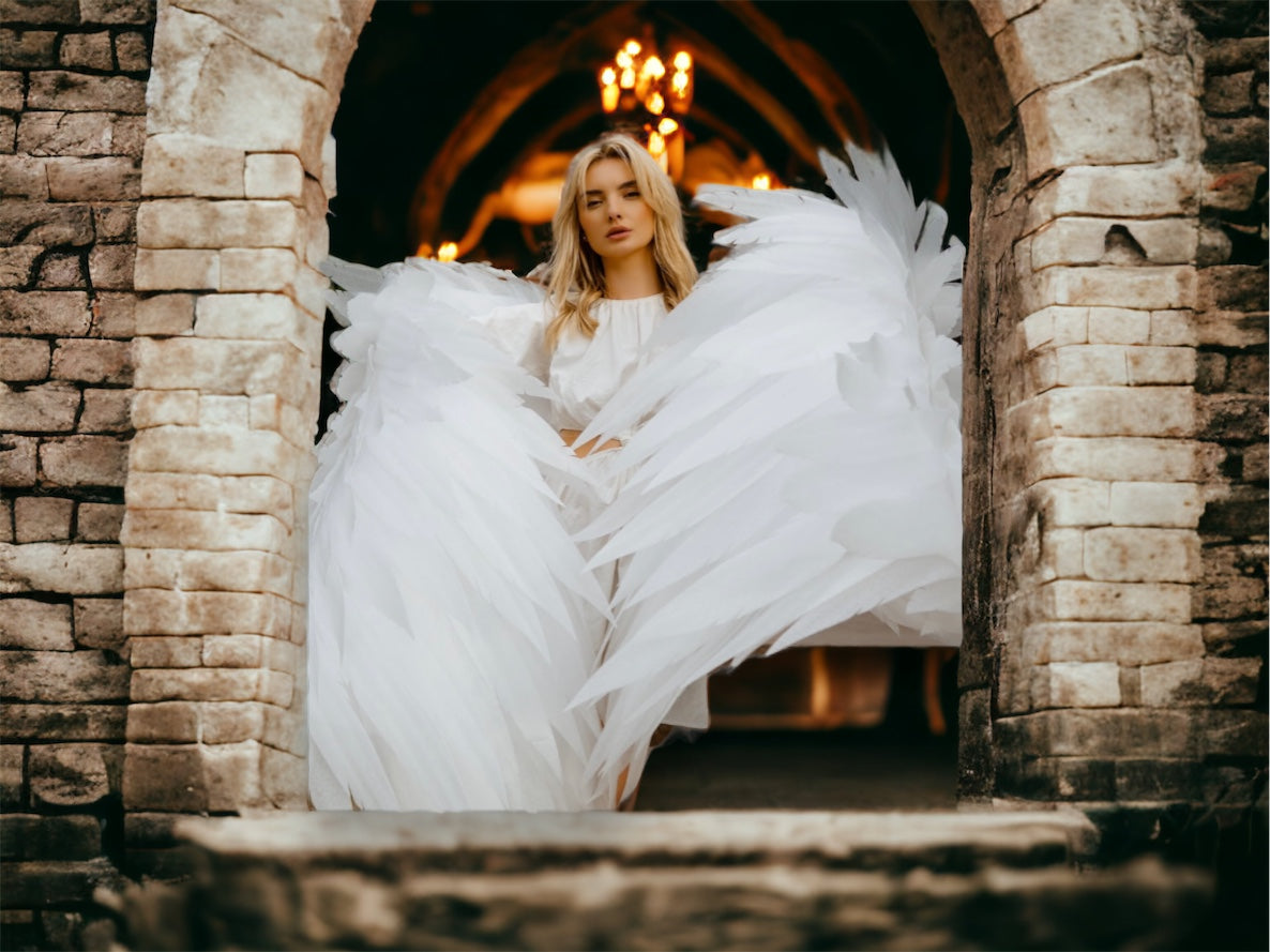 White wings for dancing  "Bogacci brand"