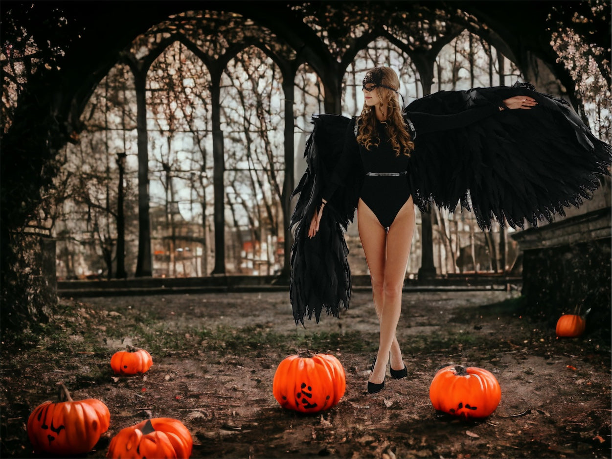 Black wings for dancing  "Bogacci brand"
