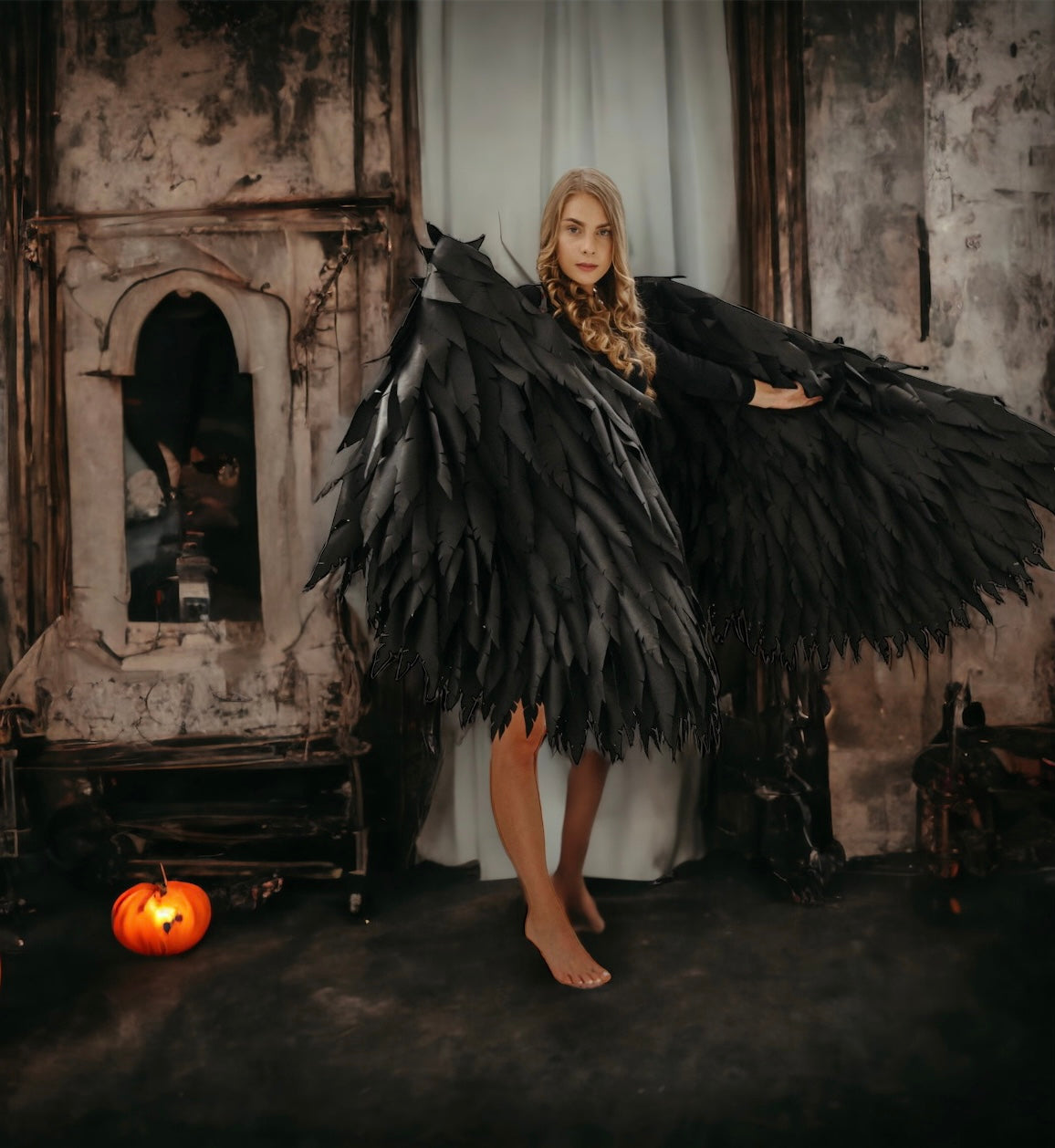 Black wings for dancing  "Bogacci brand"