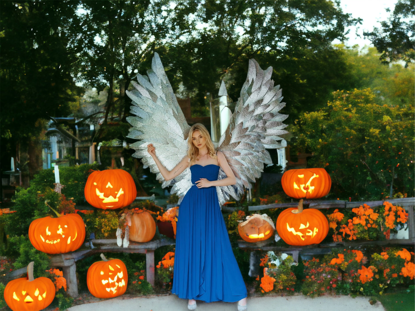 Silver Angel Wings Cosplay  "Bogacci brand"