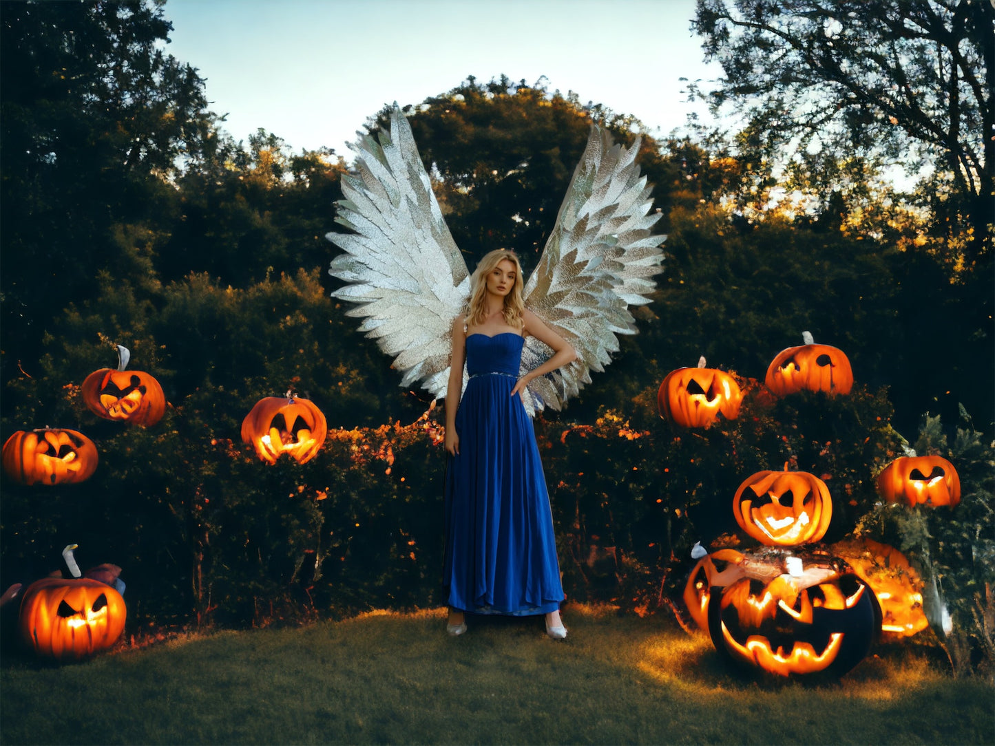 Silver Angel Wings Cosplay  "Bogacci brand"