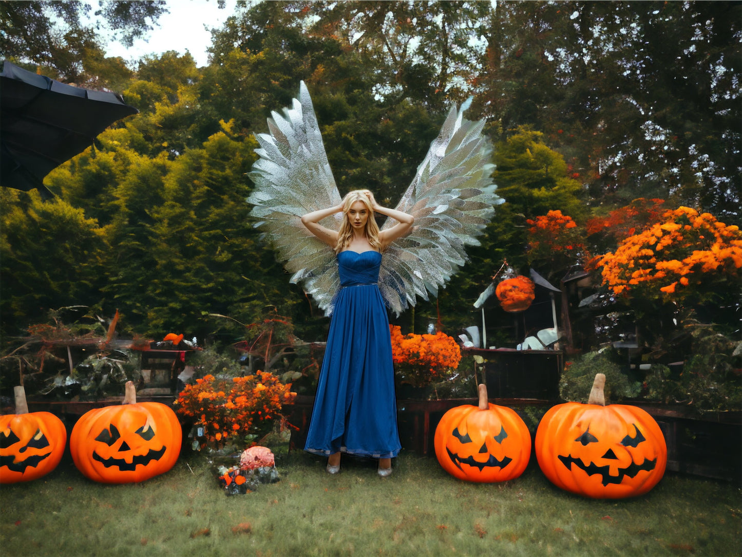 Silver Angel Wings Cosplay  "Bogacci brand"