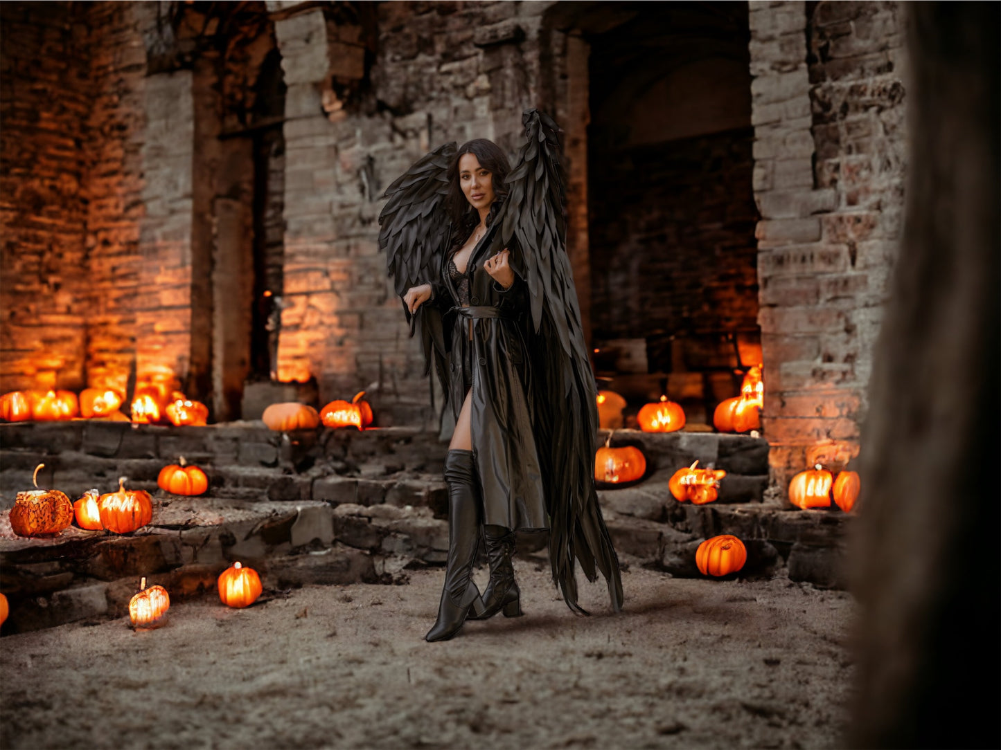 Black Angel Wings Cosplay  "Bogacci brand"