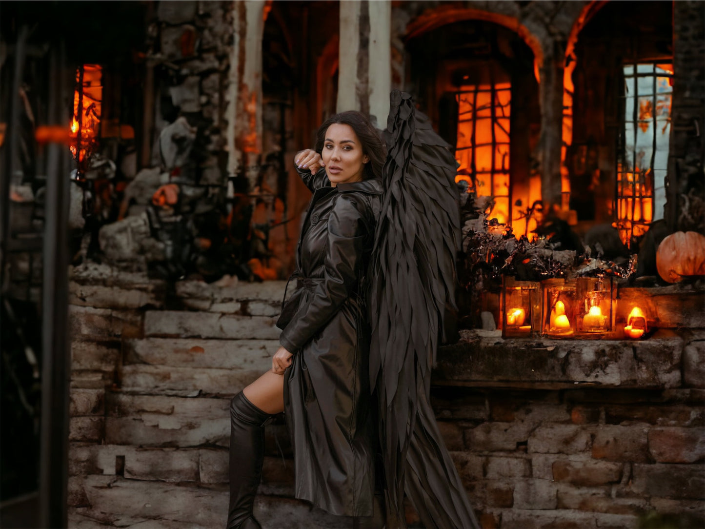Black Angel Wings Cosplay  "Bogacci brand"