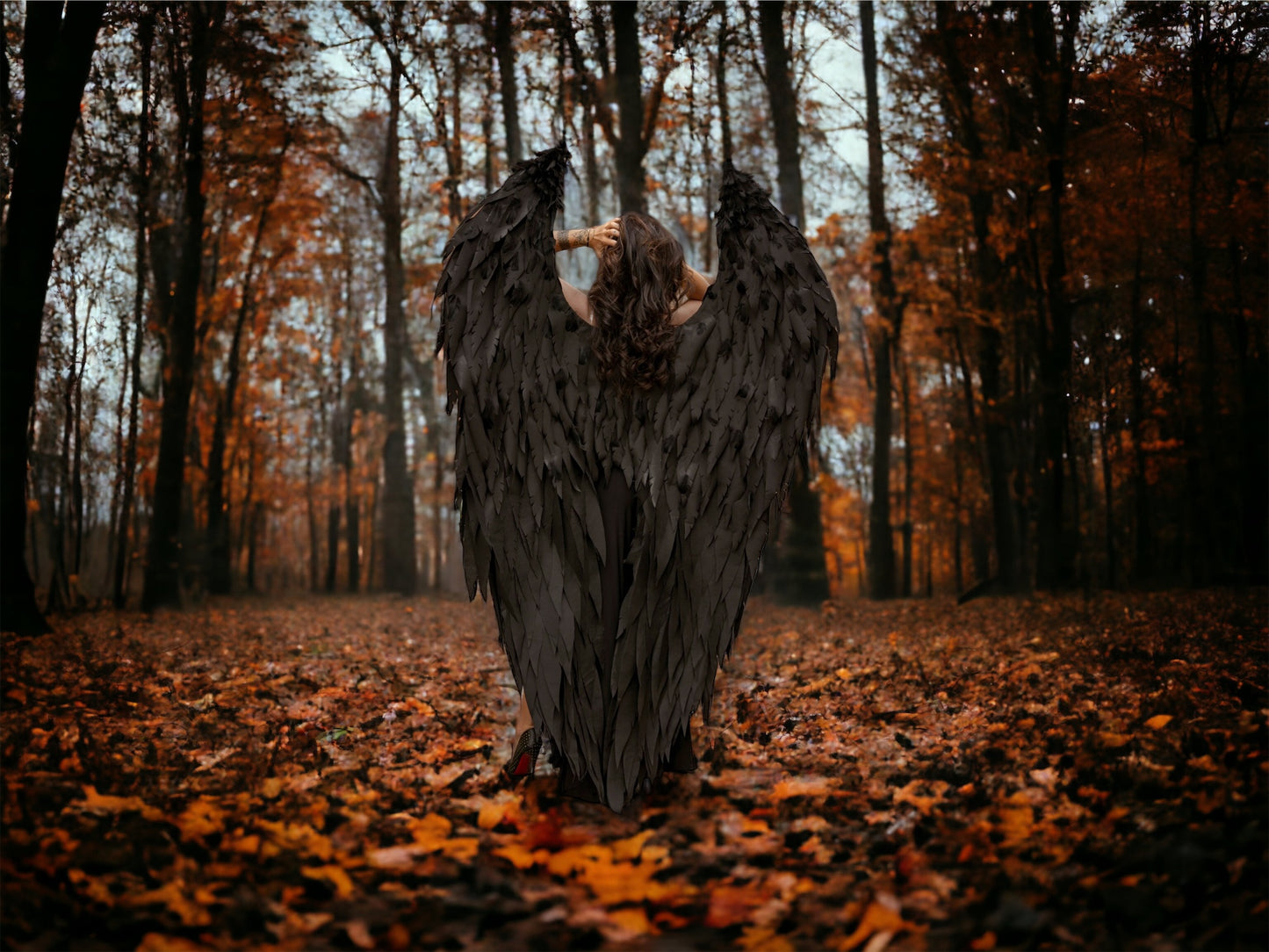Black Angel Wings Cosplay "Bogacci brand"