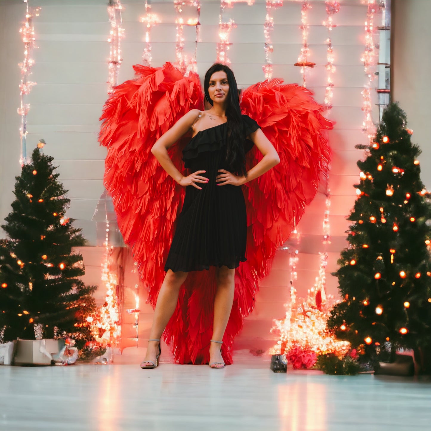 Red Angel Wings Cosplay "Bogacci brand"