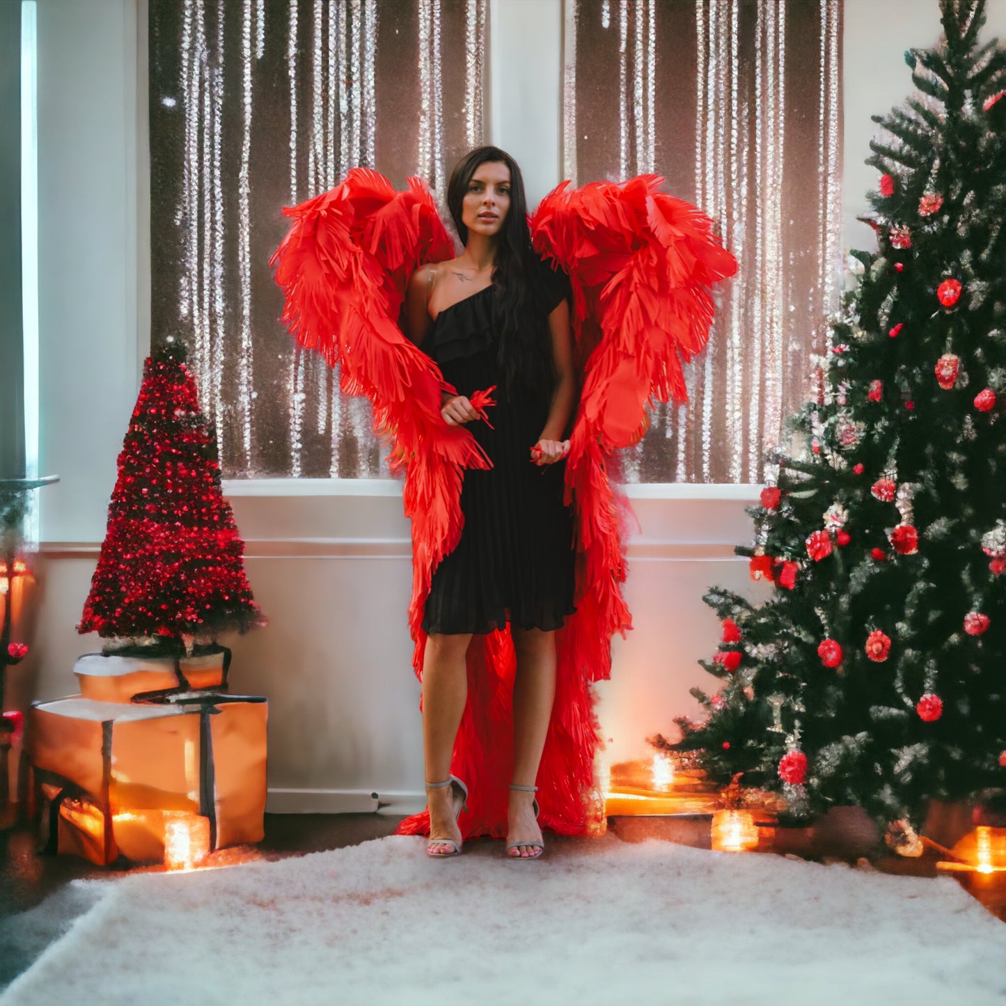 Red Angel Wings Cosplay "Bogacci brand"