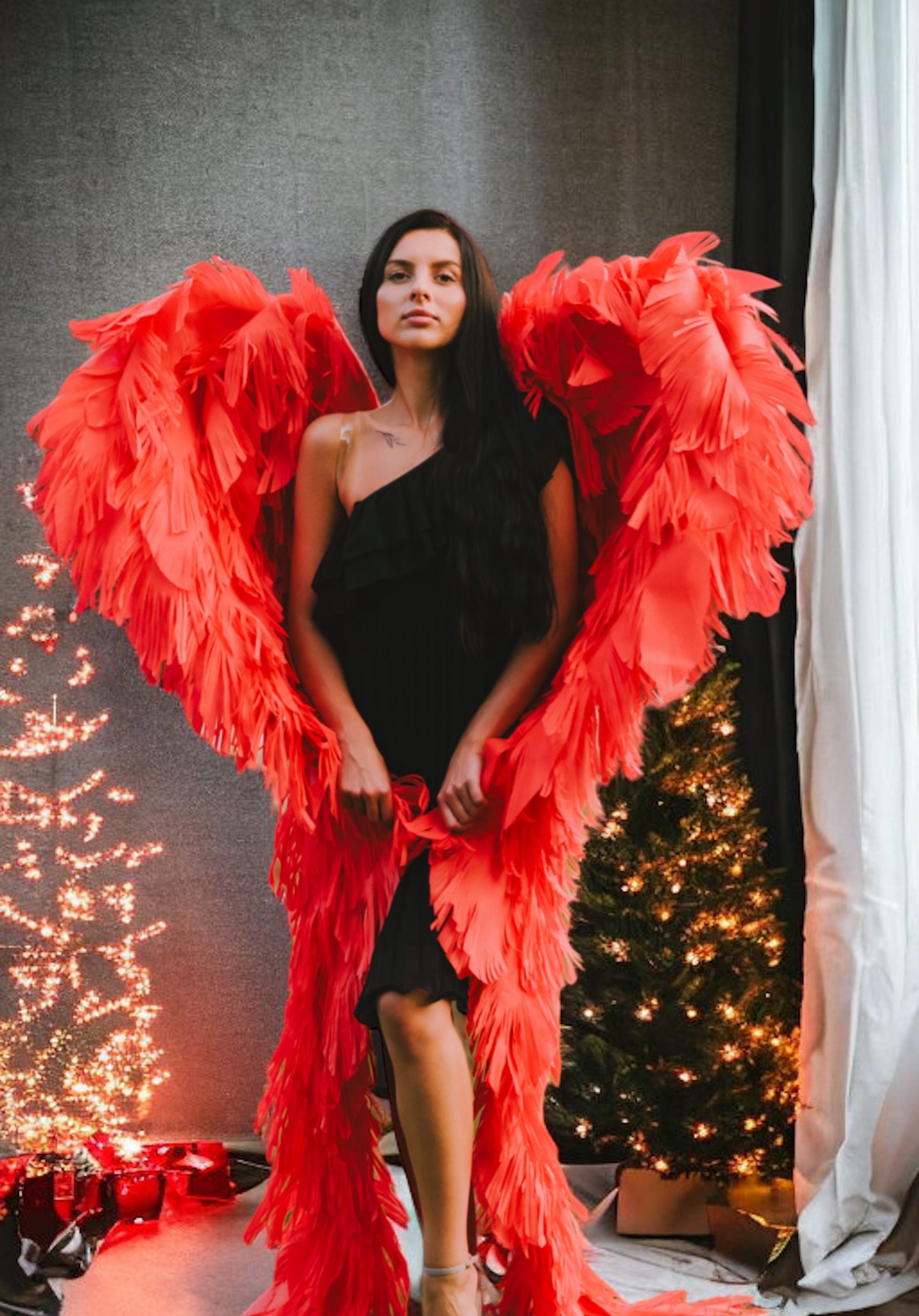 Red Angel Wings Cosplay "Bogacci brand"