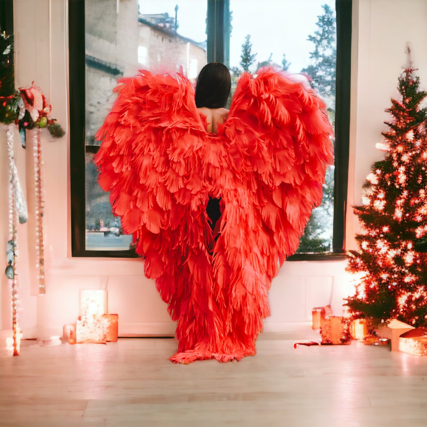 Red Angel Wings Cosplay "Bogacci brand"