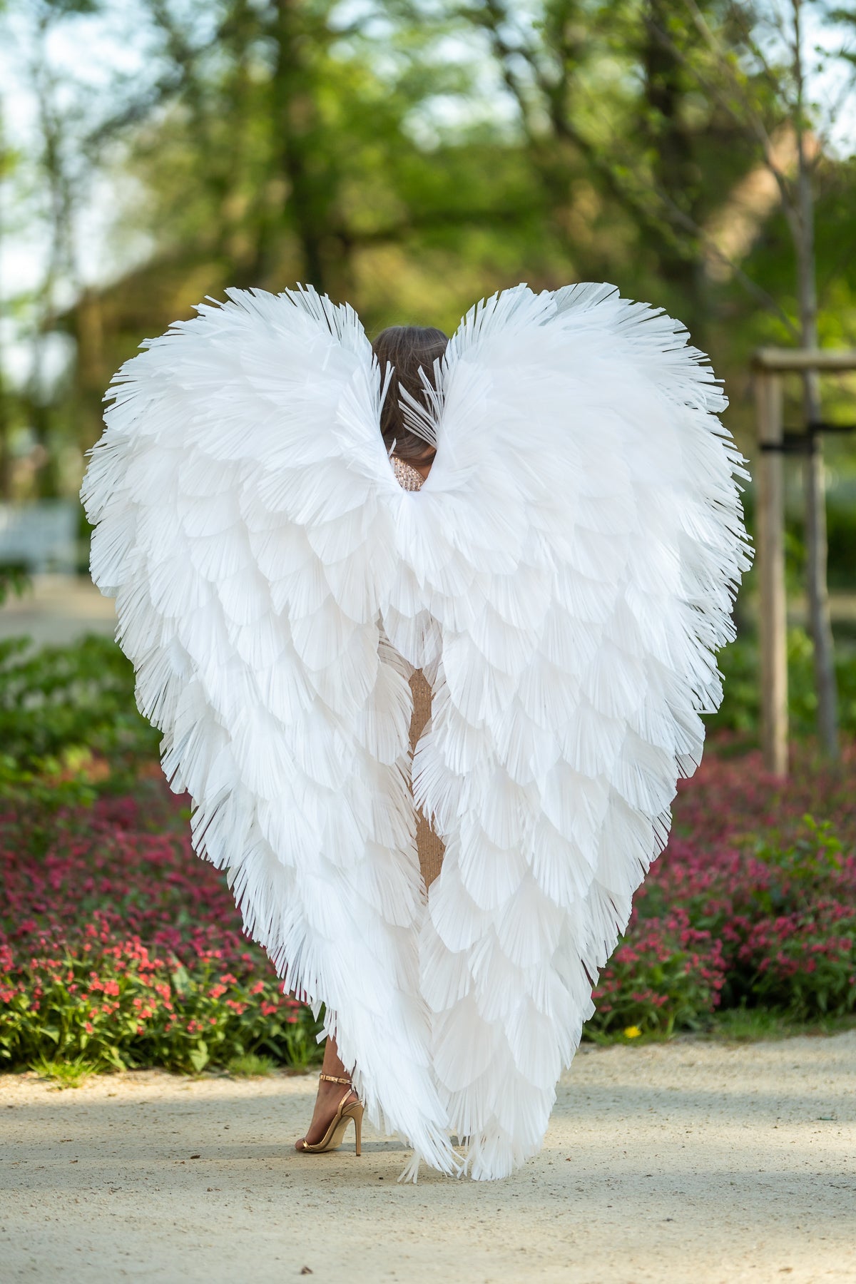 Large white angel wings "Bogacci brand"