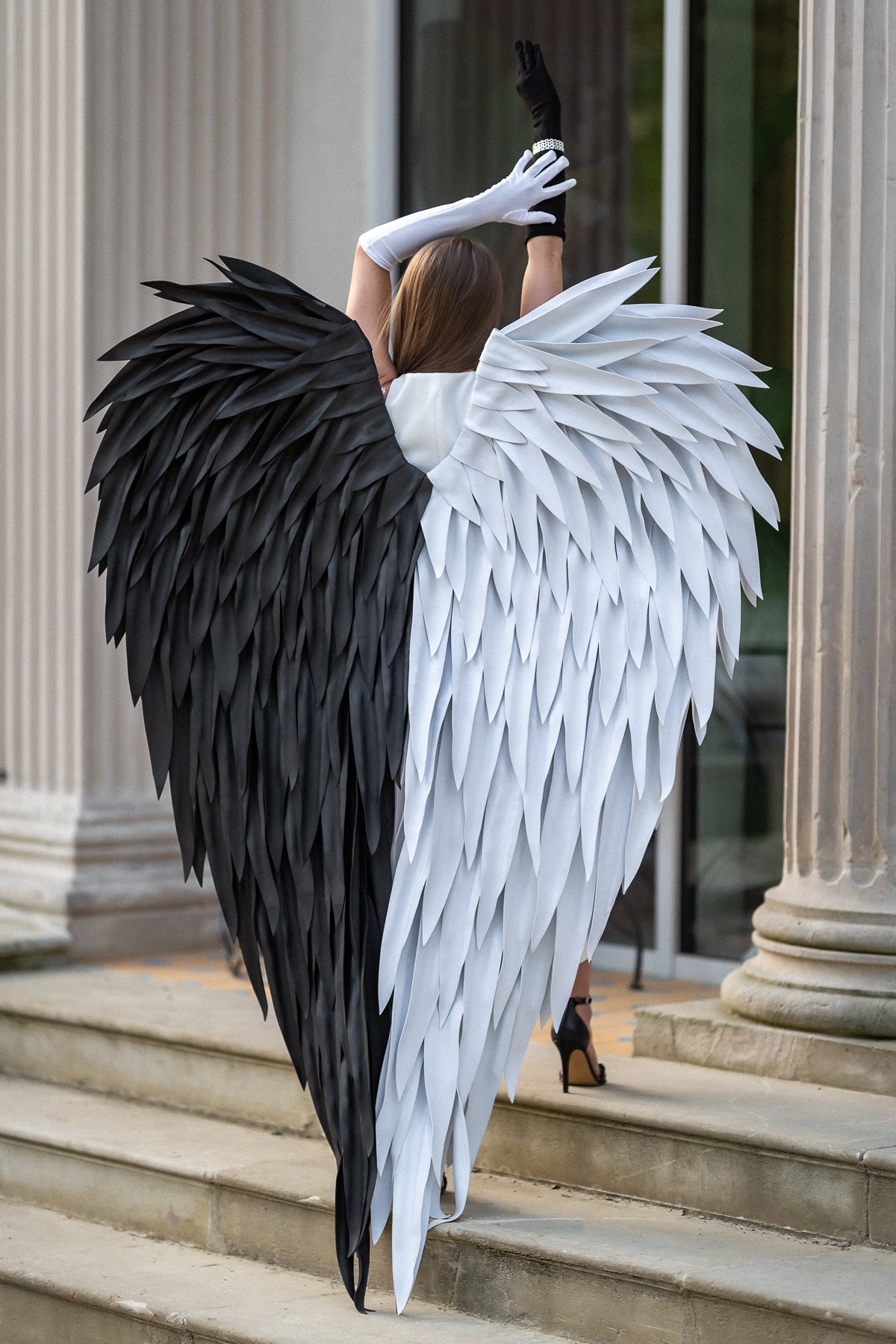 Black/White Angel Wings Costume Cosplay "Bogacci brand"