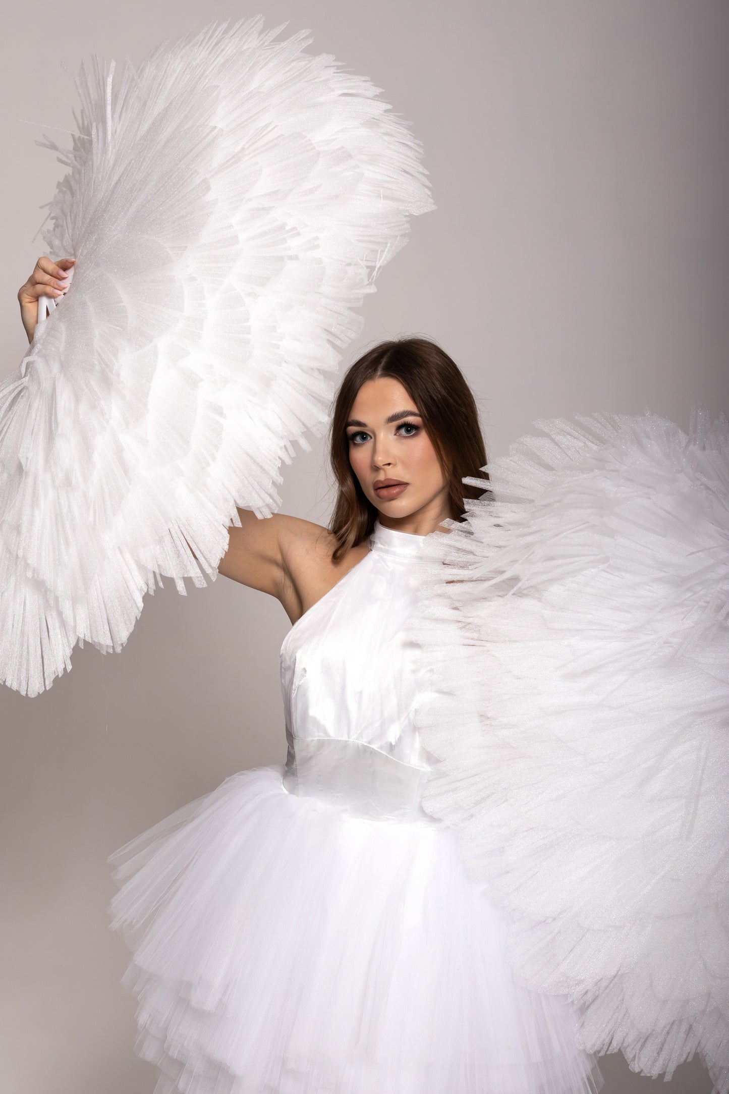 White fan costume Cosplay "Bogacci brand"