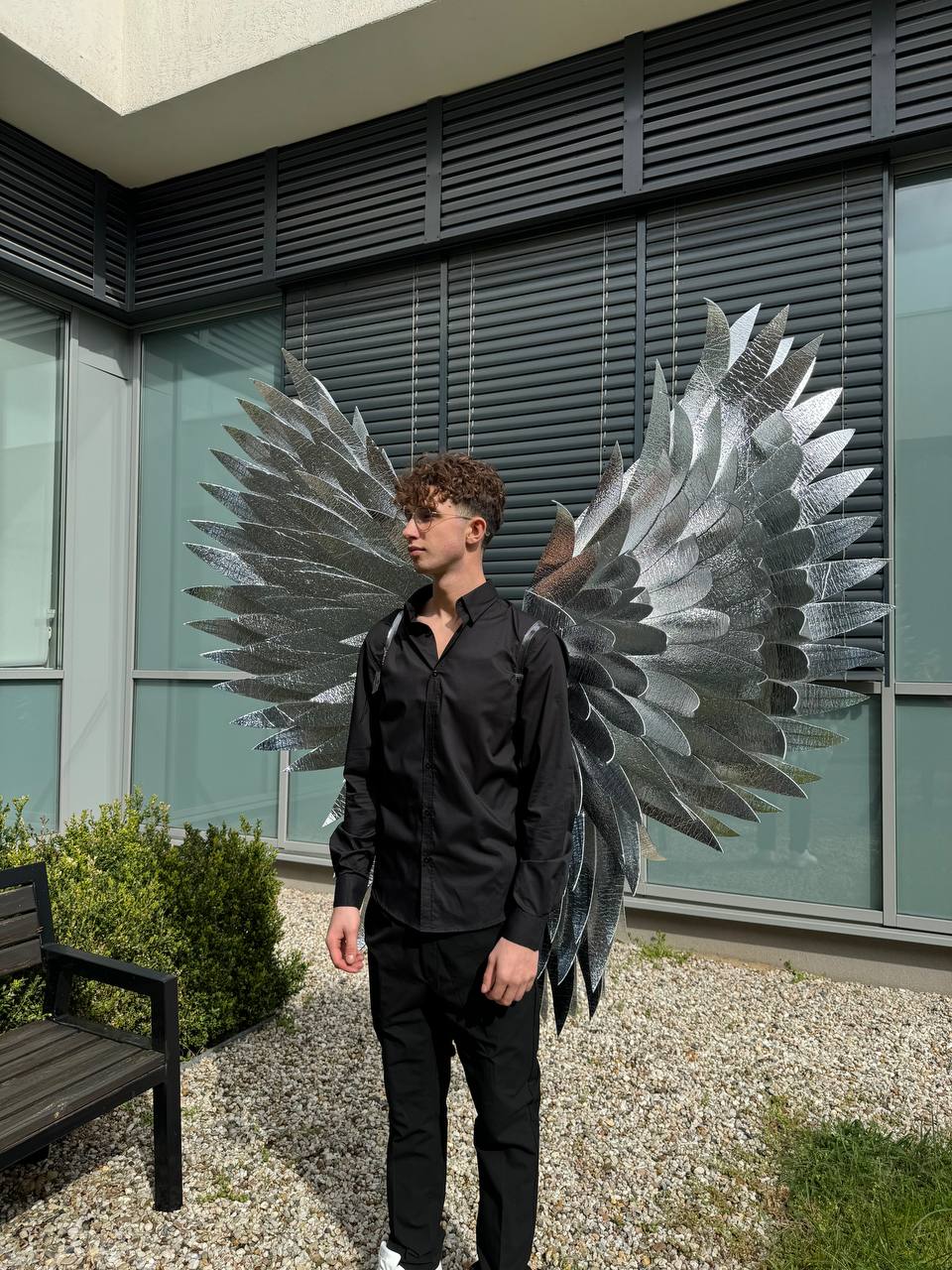 Handmade Silver Angel costume Cosplay "Bogacci brand"