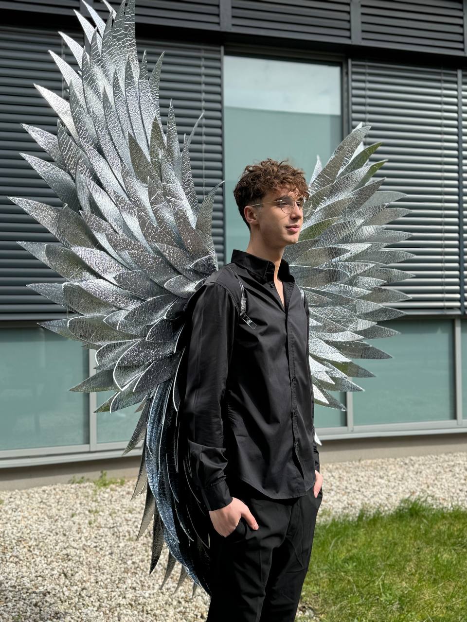 Handmade Silver Angel costume Cosplay "Bogacci brand"
