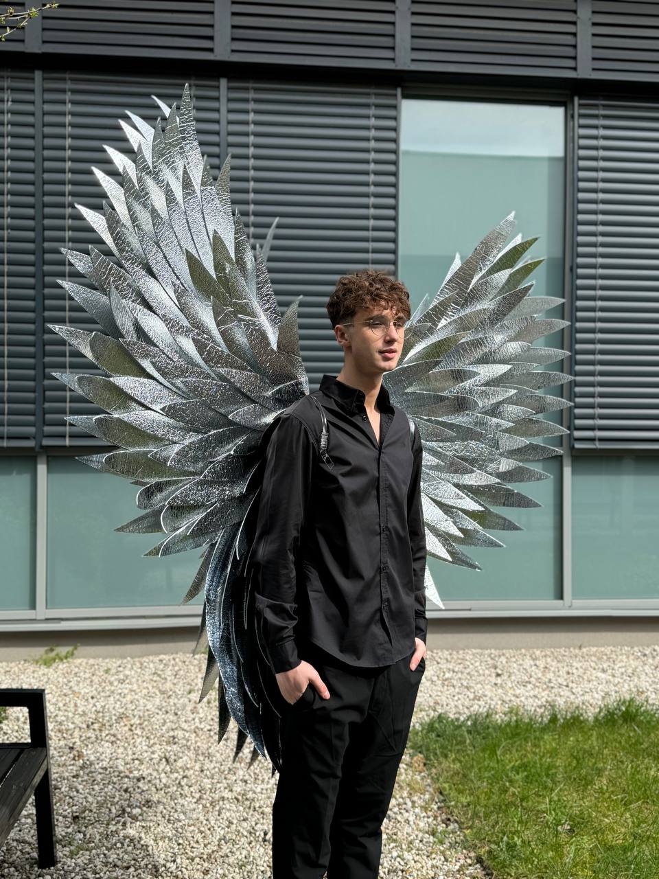Handmade Silver Angel costume Cosplay "Bogacci brand"