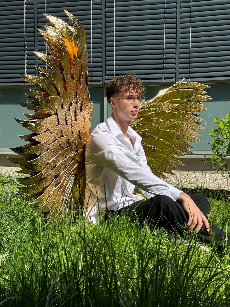Gold Angel wings costume "Bogacci brand"