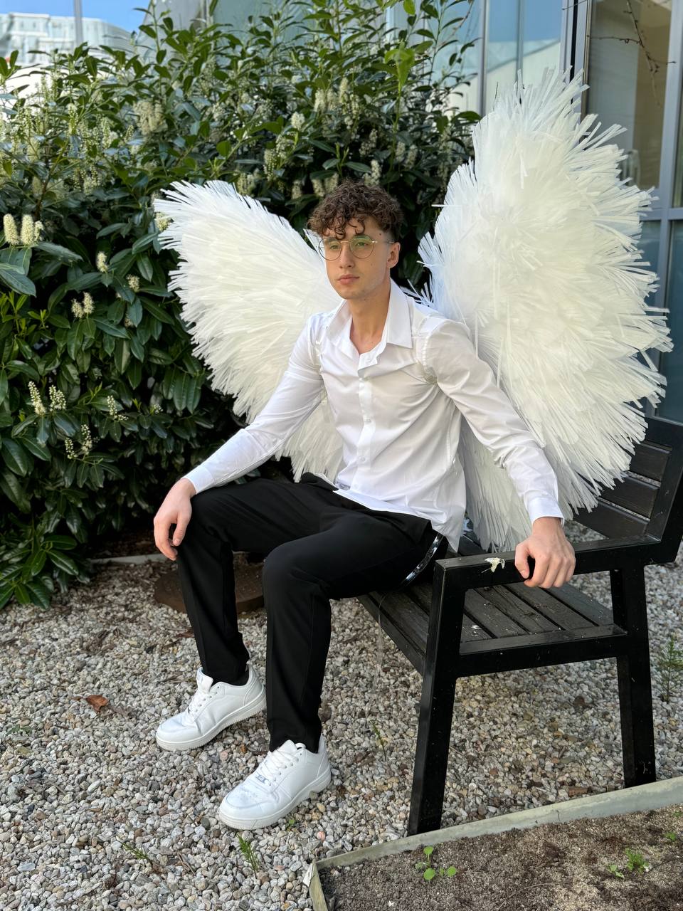 White Angel wings costume "Bogacci brand"